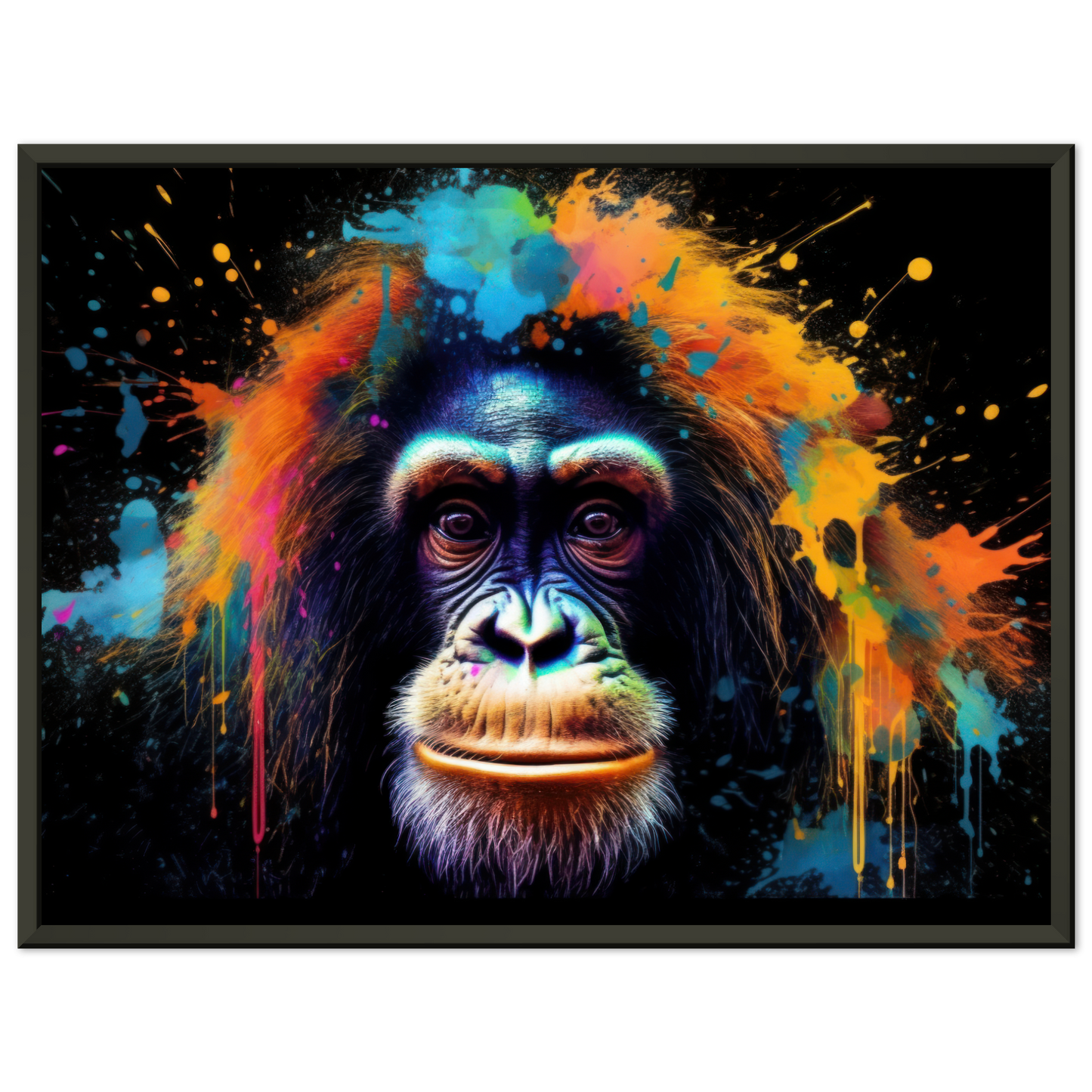 Orang Utan Affe Pop-Art (WILD74)