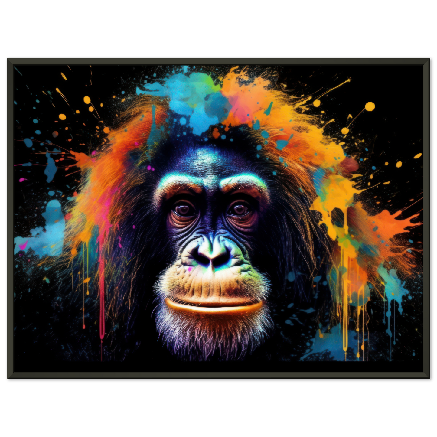 Orang Utan Affe Pop-Art (WILD74)