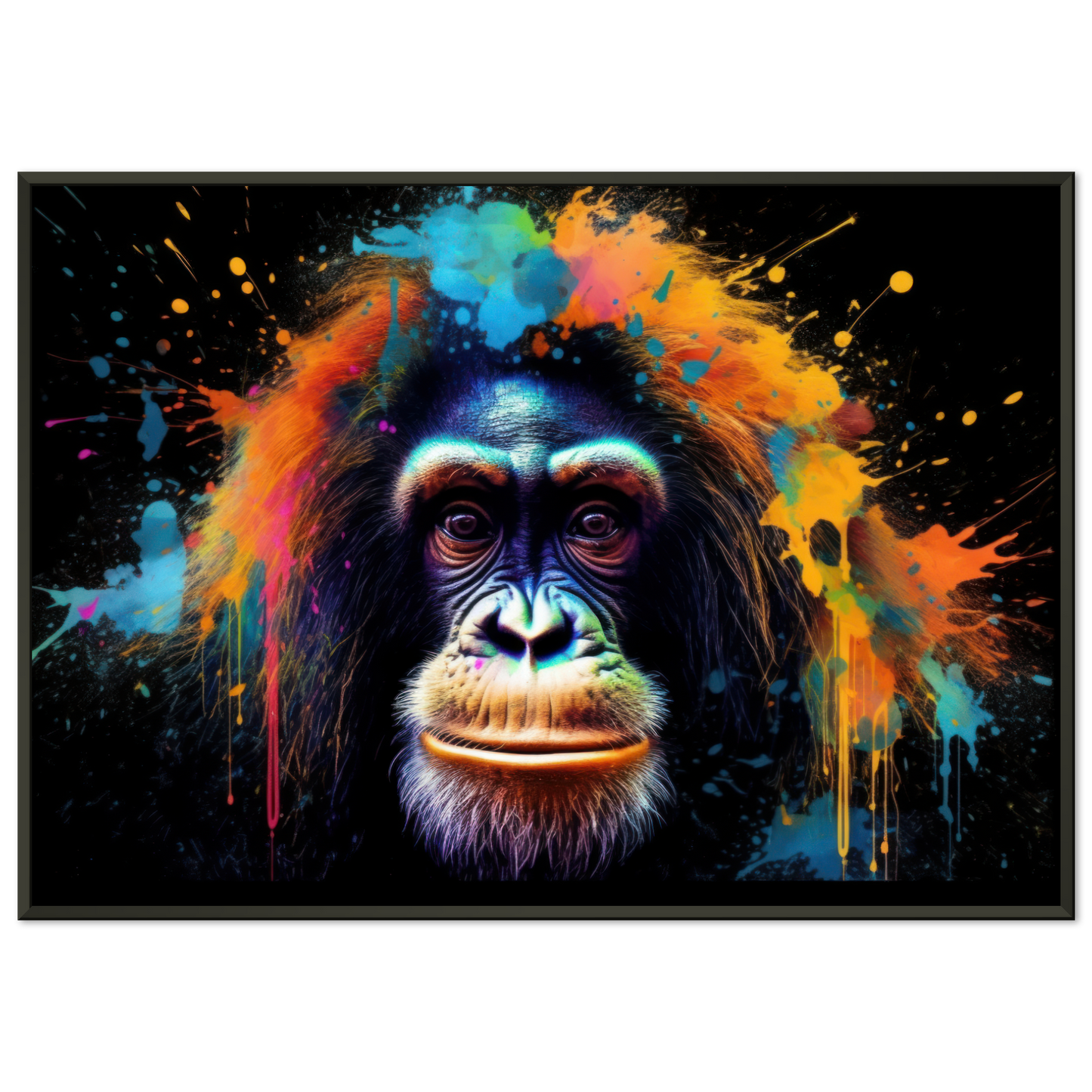 Orang Utan Affe Pop-Art (WILD74)