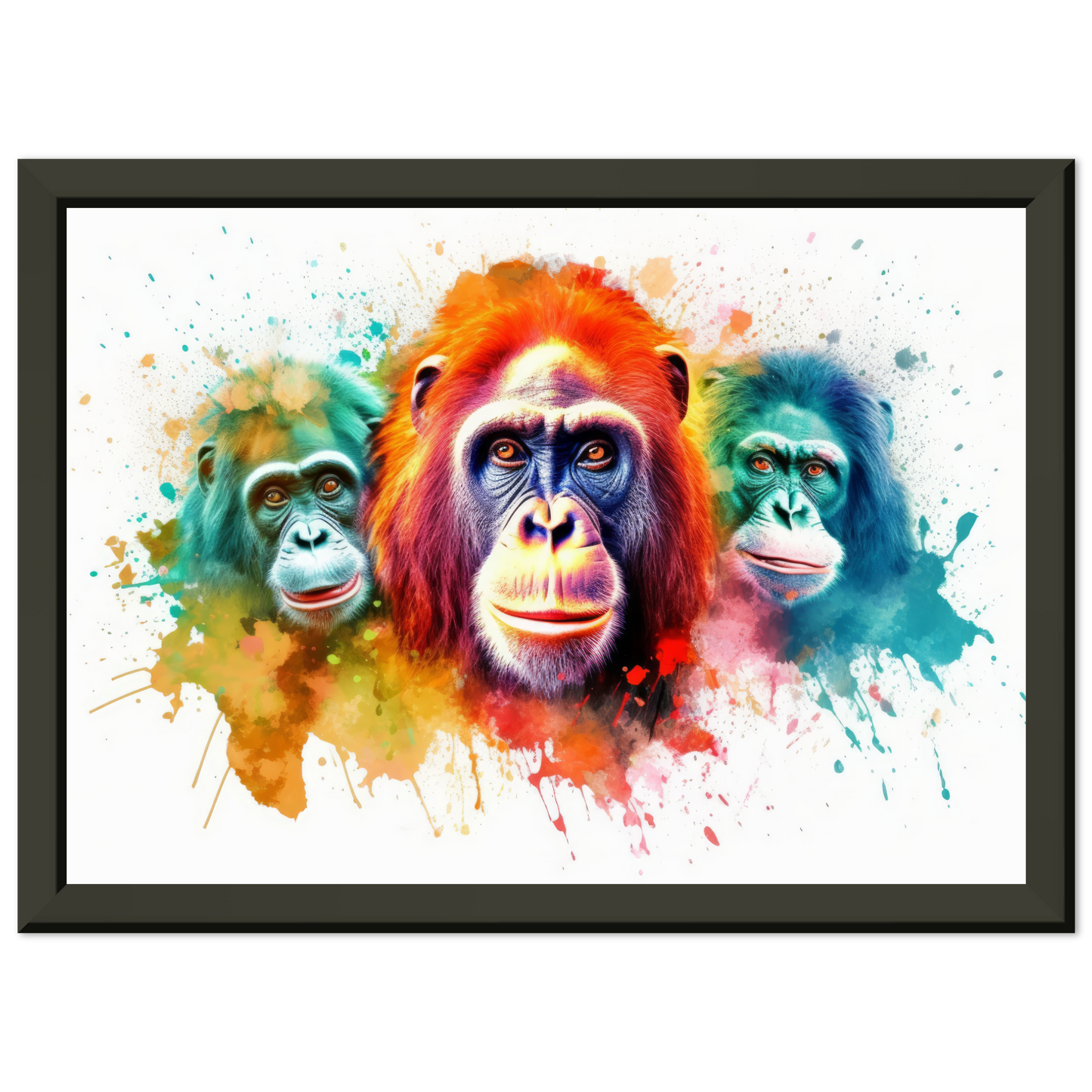 Orang Utan Affe Pop-Art (WILD77)