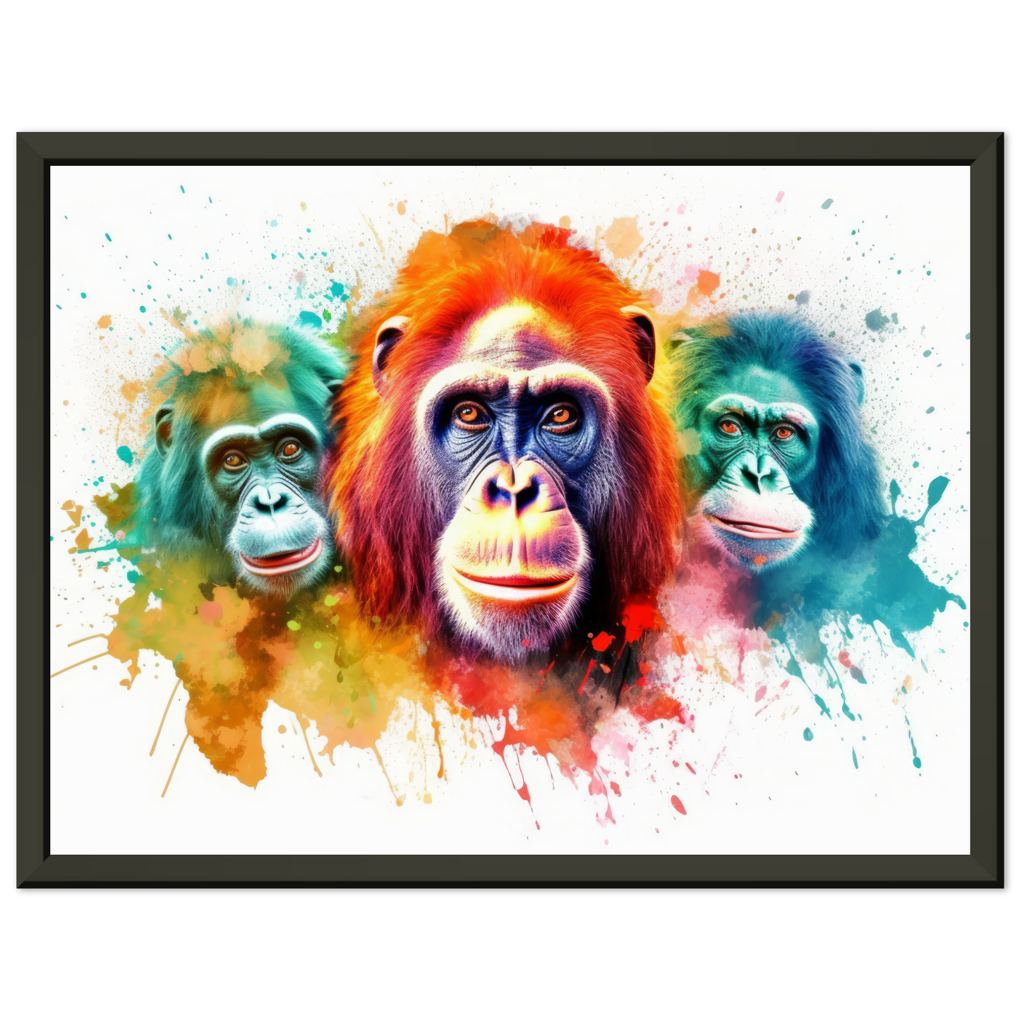 Orang Utan Affe Pop-Art (WILD77)