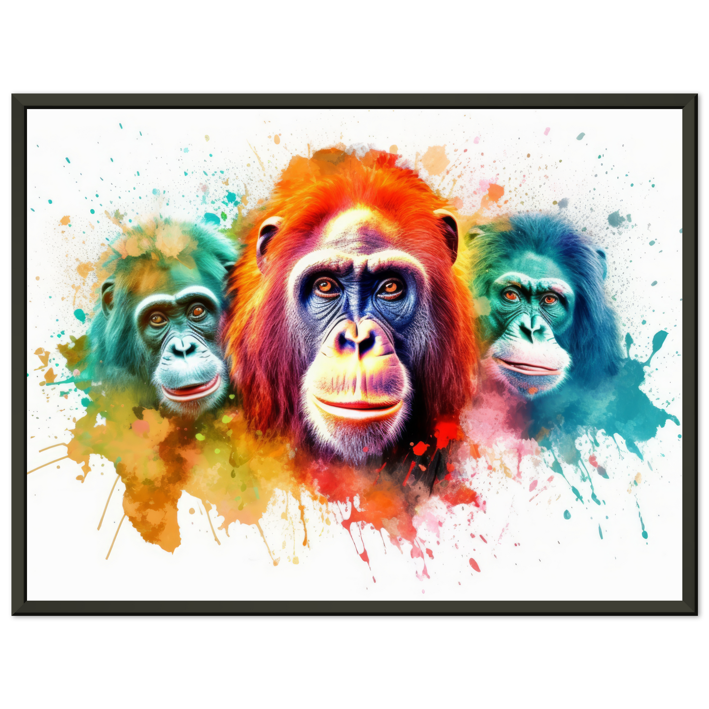 Orang Utan Affe Pop-Art (WILD77)