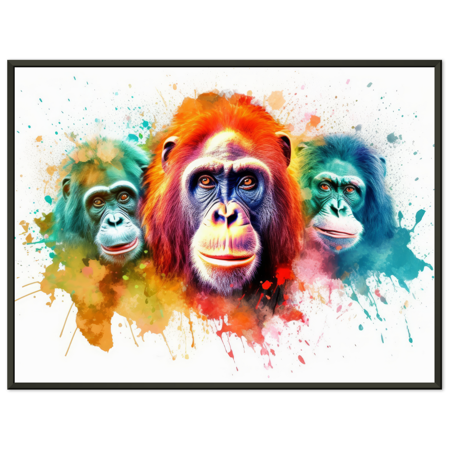 Orang Utan Affe Pop-Art (WILD77)