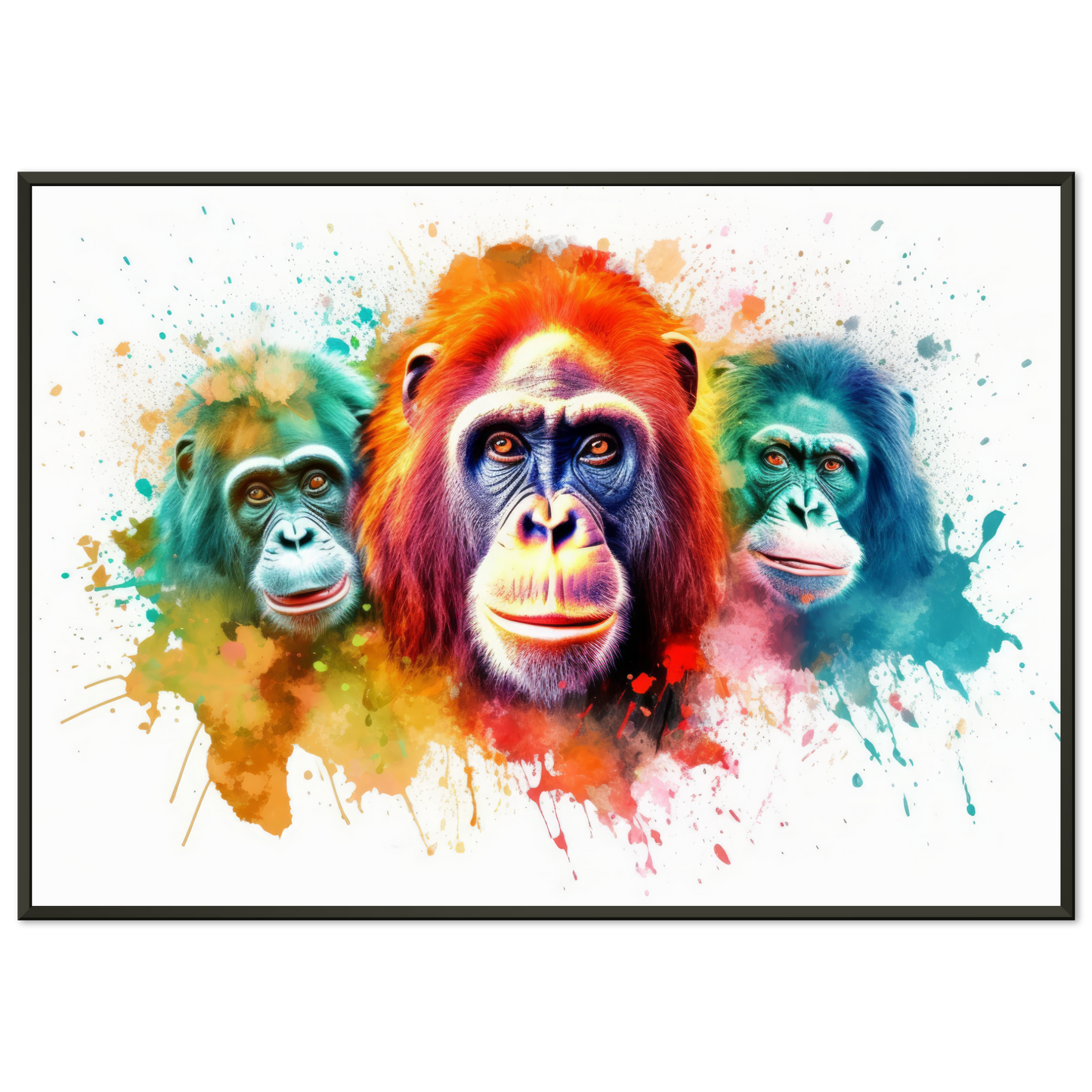Orang Utan Affe Pop-Art (WILD77)
