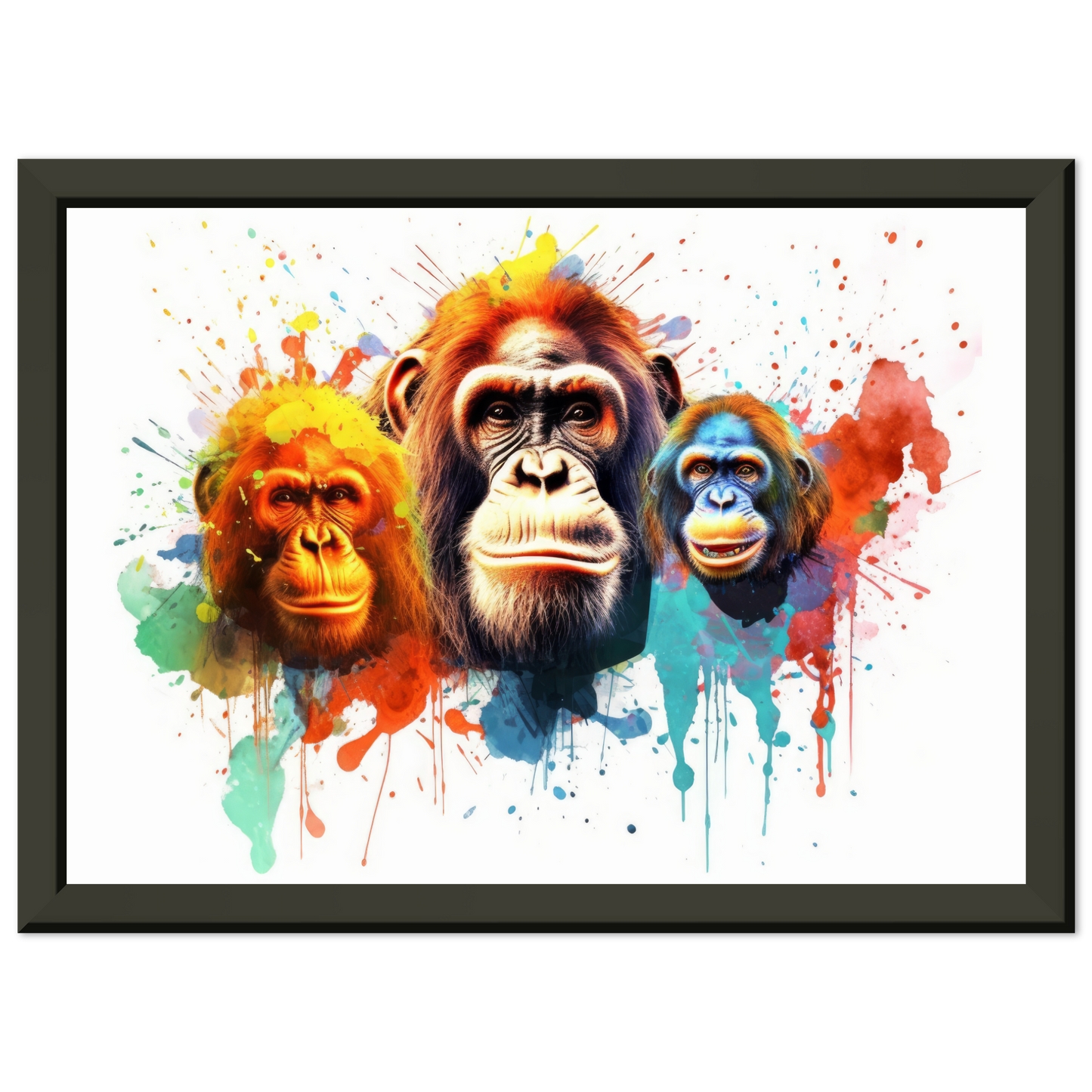 Orang Utan Affe Pop-Art (WILD78)