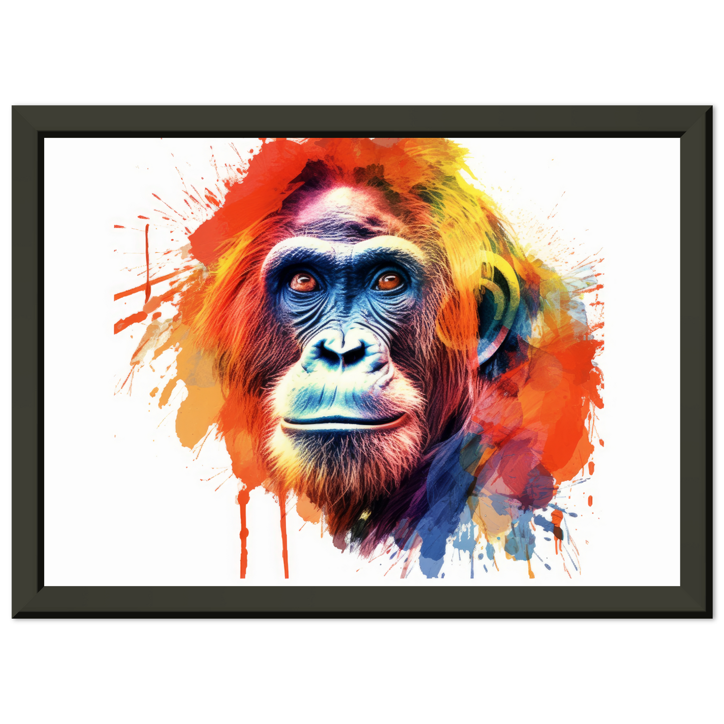 Orang Utan Affe Pop-Art (WILD80)
