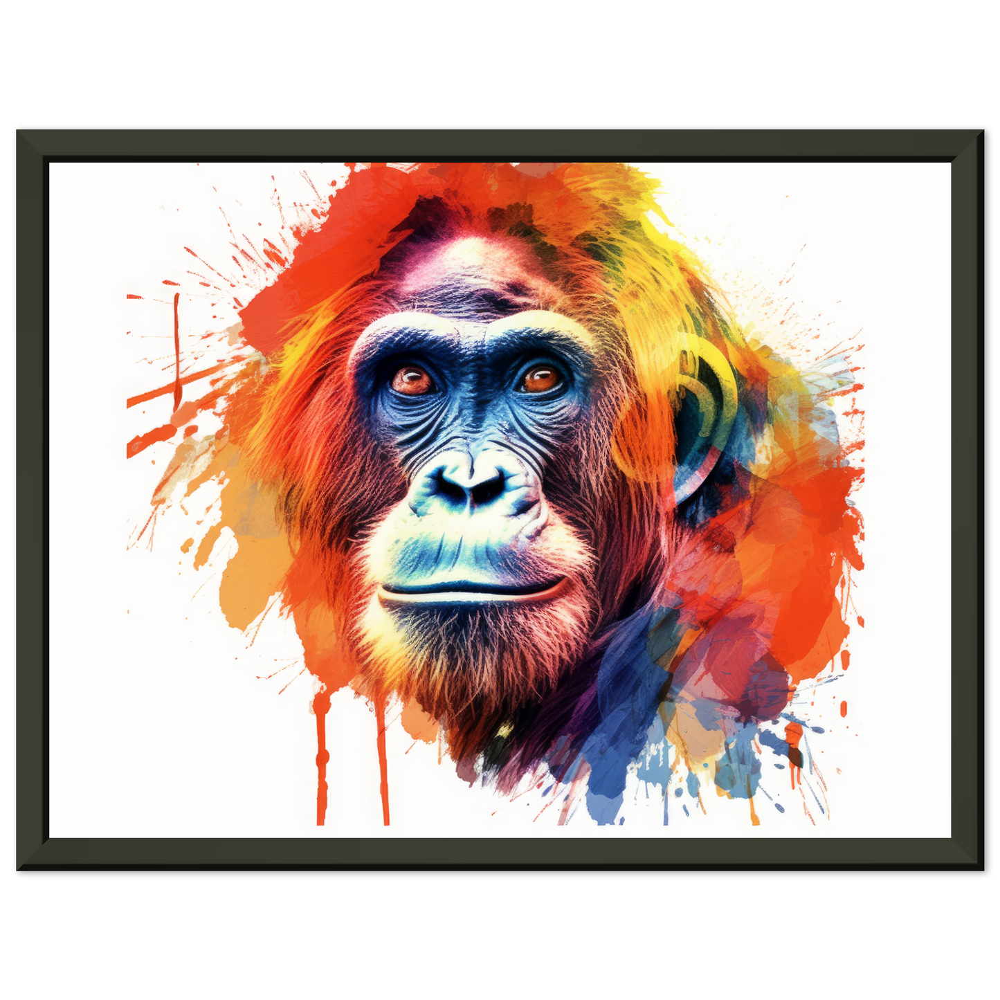 Orang Utan Affe Pop-Art (WILD80)