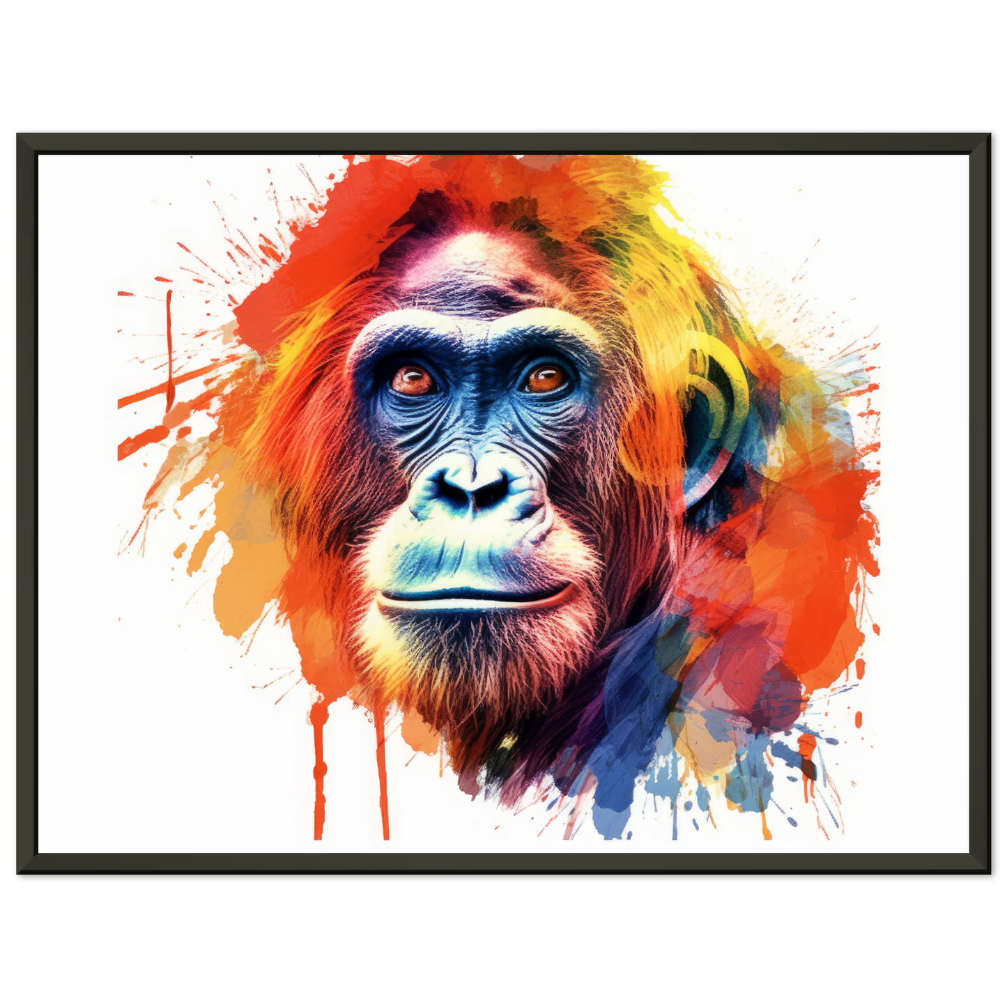 Orang Utan Affe Pop-Art (WILD80)