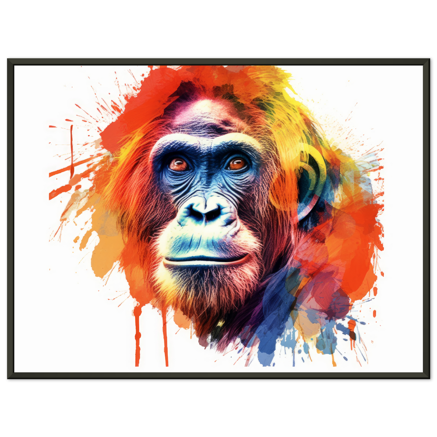 Orang Utan Affe Pop-Art (WILD80)