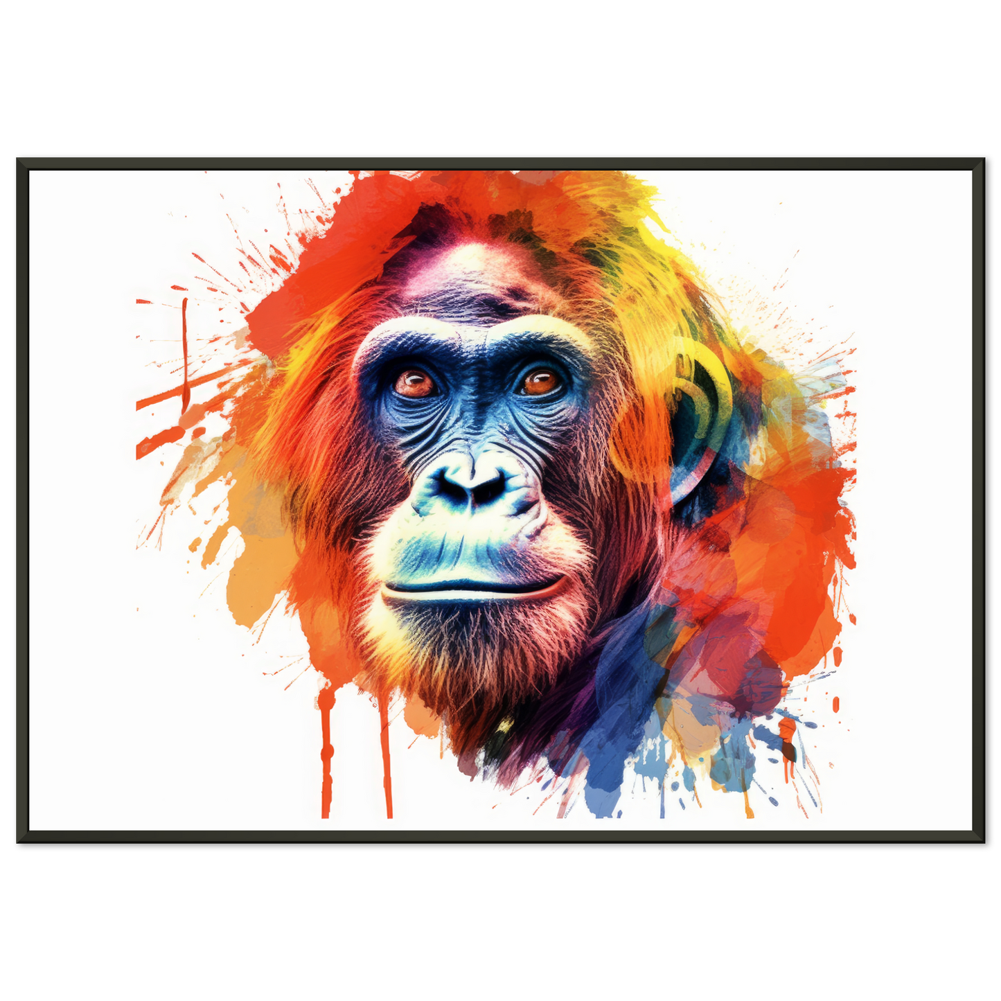 Orang Utan Affe Pop-Art (WILD80)