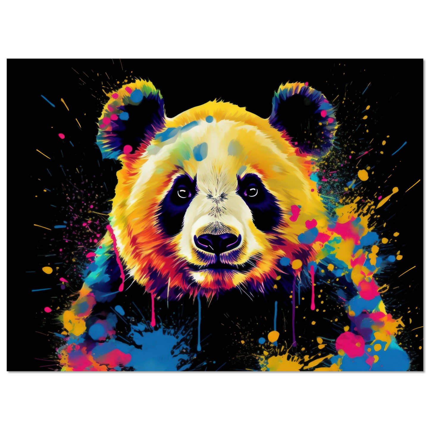 Panda Panda Bear Pop Art (WILD84)
