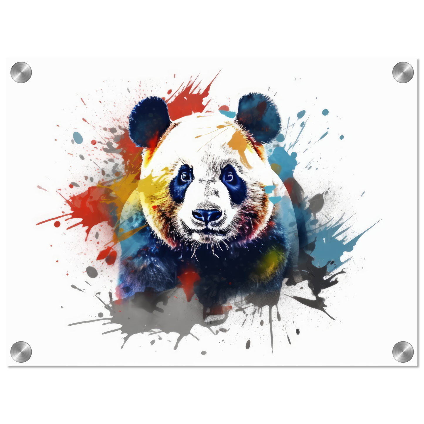 Panda Pandabär Pop-Art (WILD87)