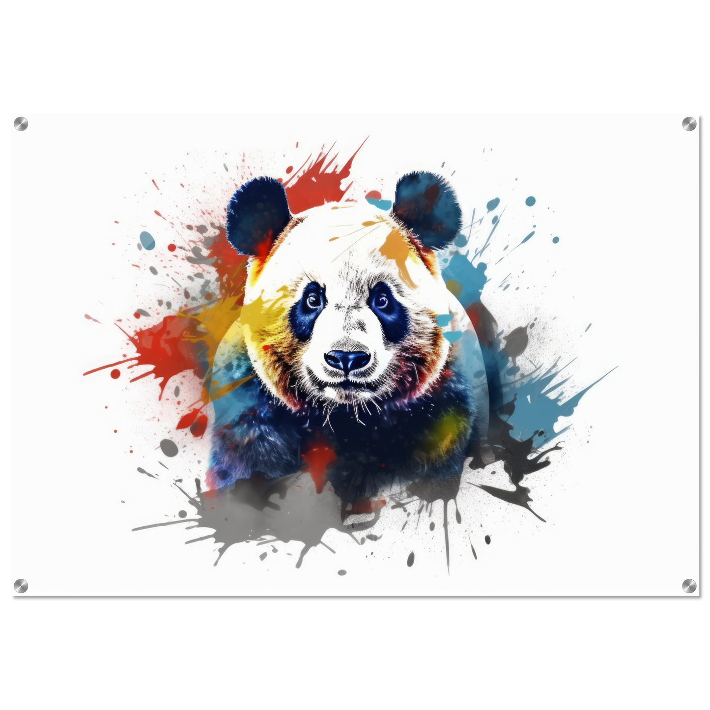 Panda Pandabär Pop-Art (WILD87)