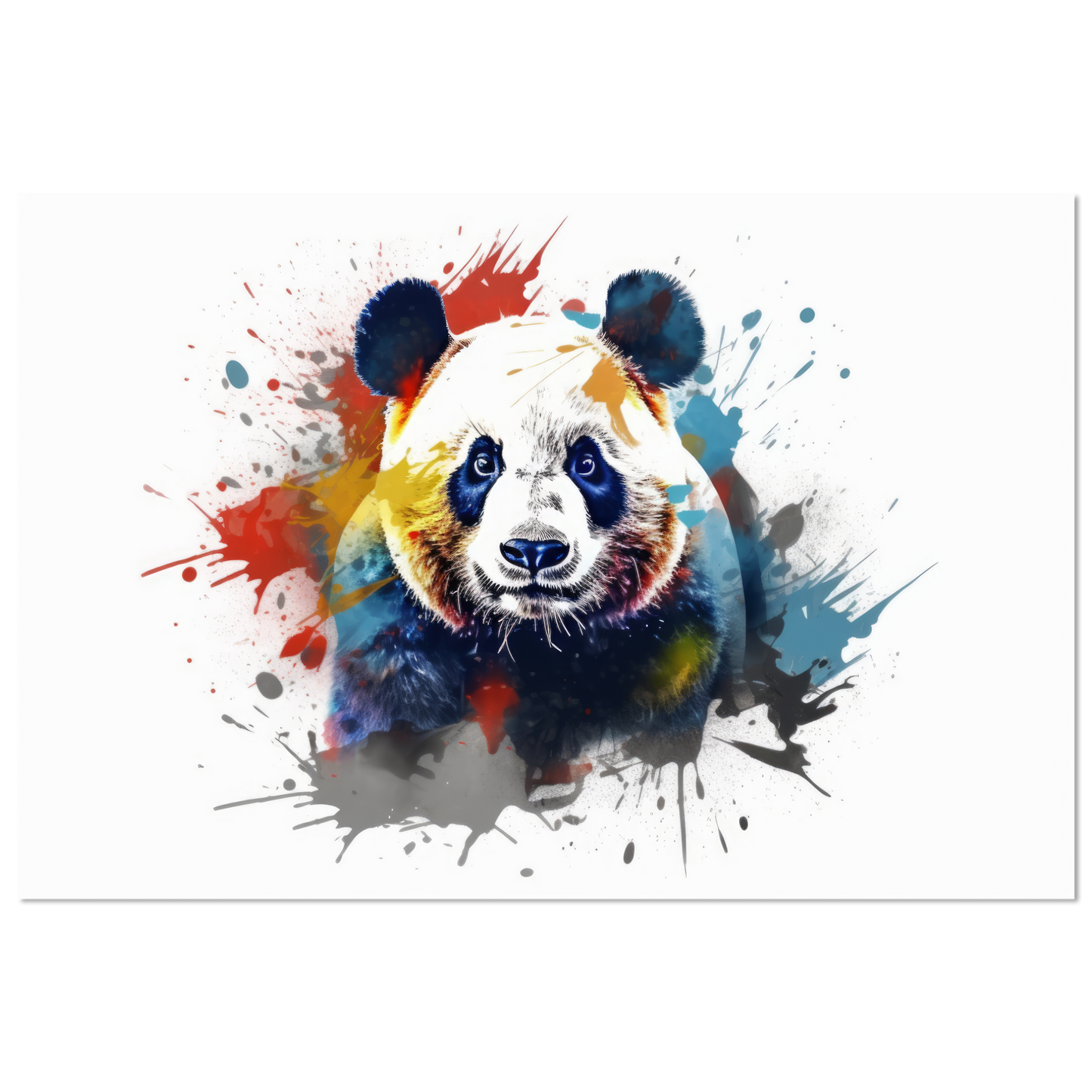 Panda Pandabär Pop-Art (WILD87)