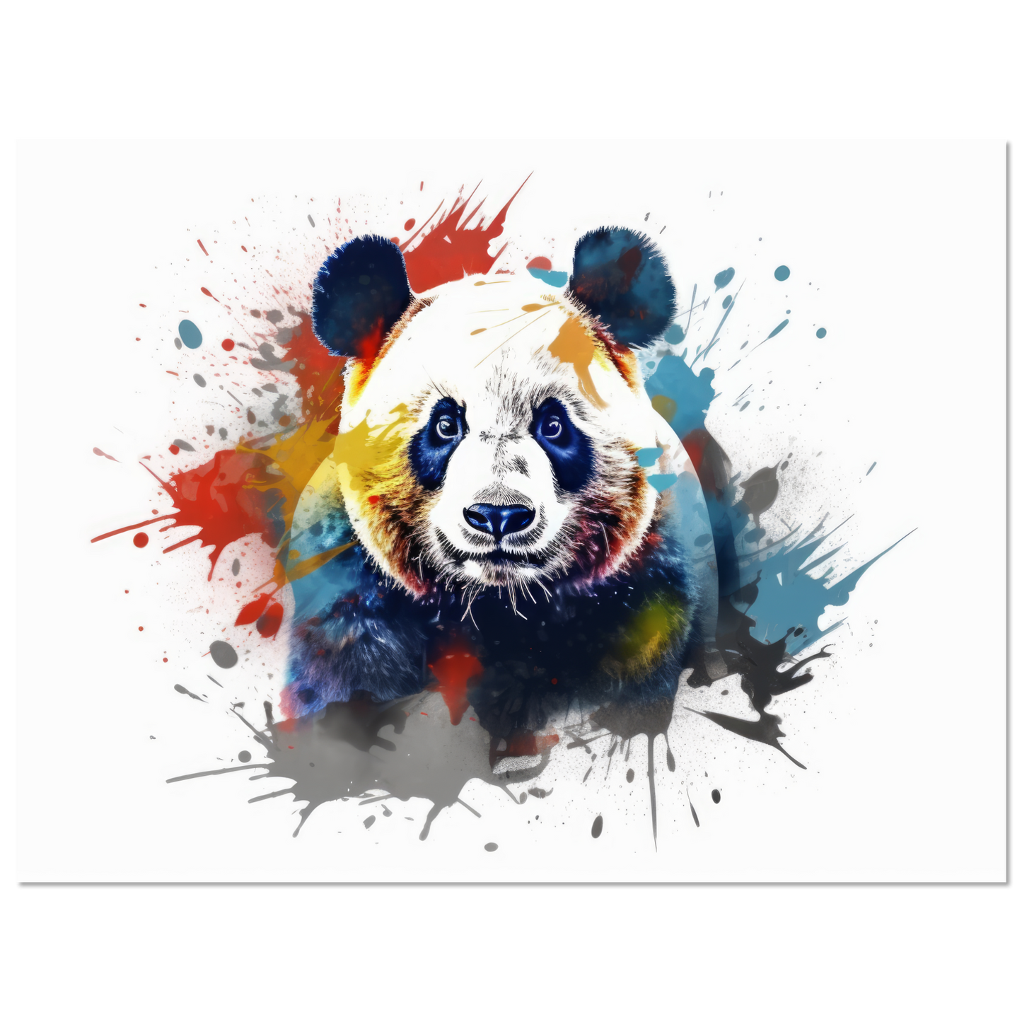 Panda Pandabär Pop-Art (WILD87)