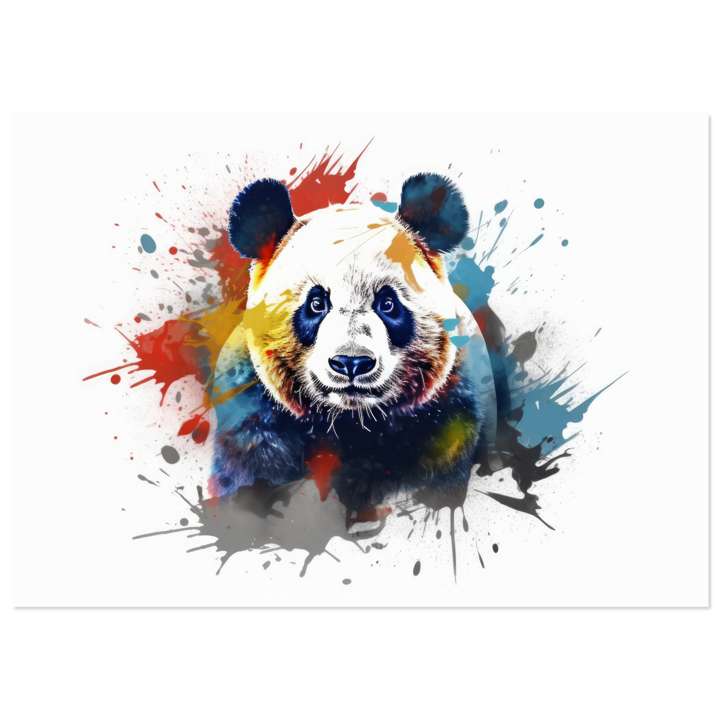Panda Pandabär Pop-Art (WILD87)