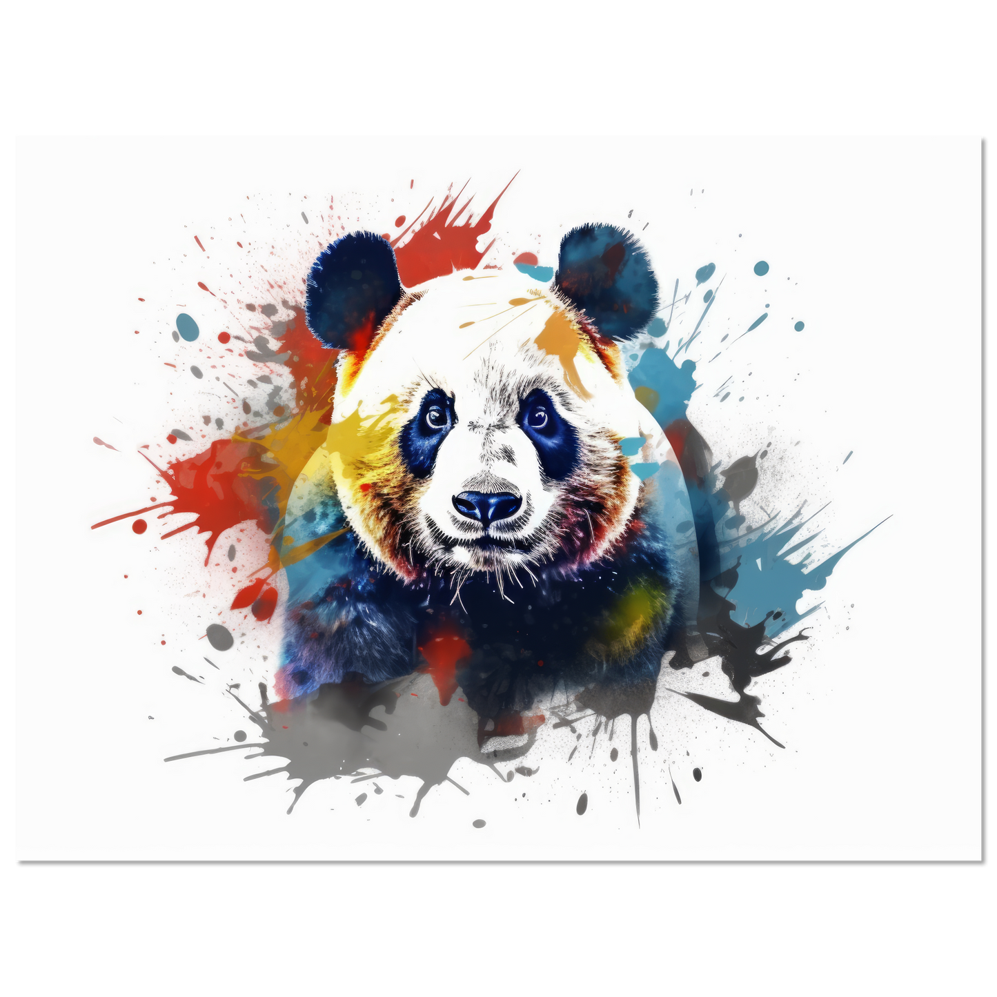 Panda Pandabär Pop-Art (WILD87)