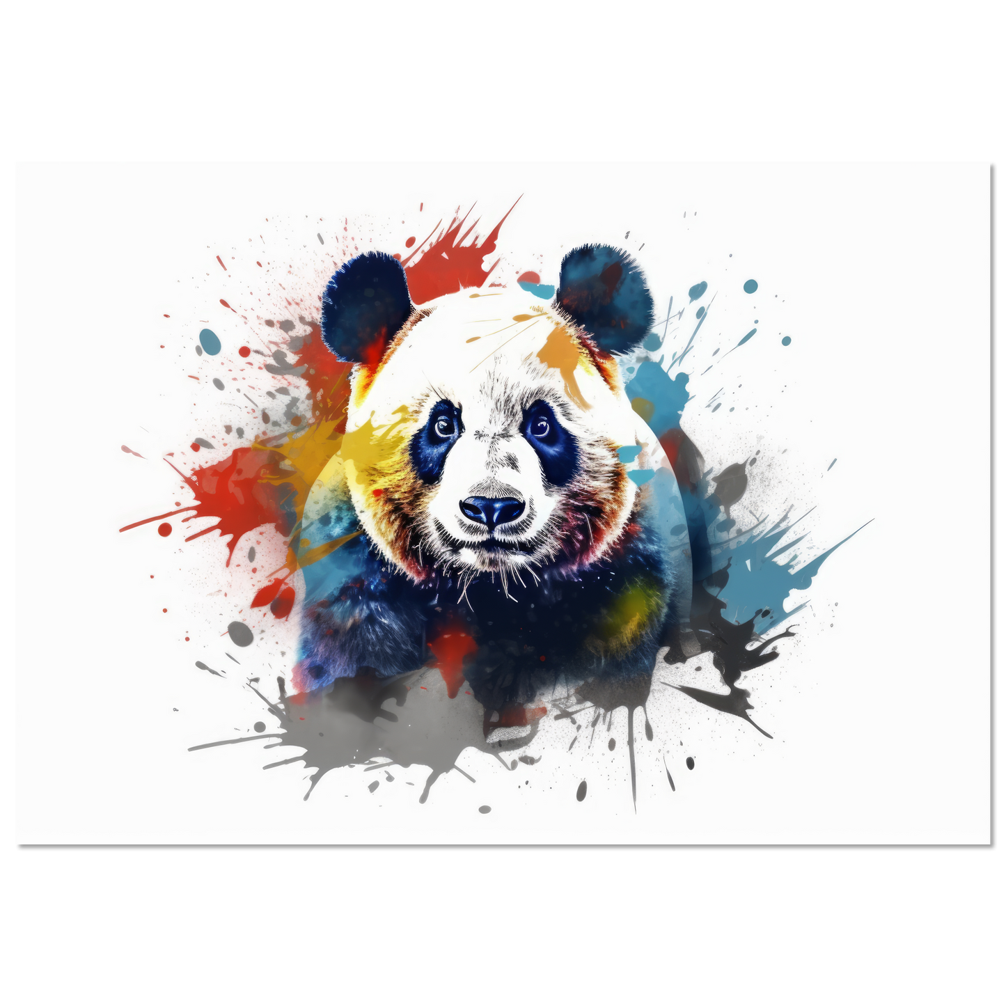 Panda Pandabär Pop-Art (WILD87)