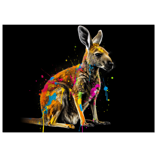 Kangaroo pop art (WILD97)