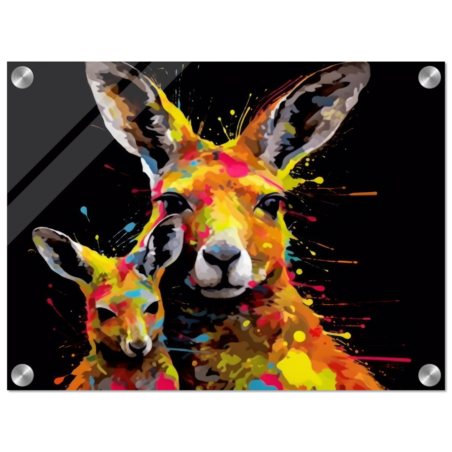 Känguru Pop-Art (WILD98)