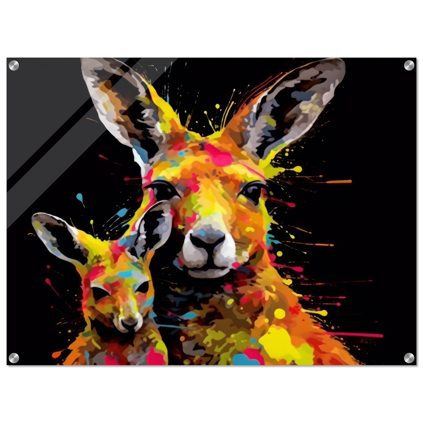 Känguru Pop-Art (WILD98)