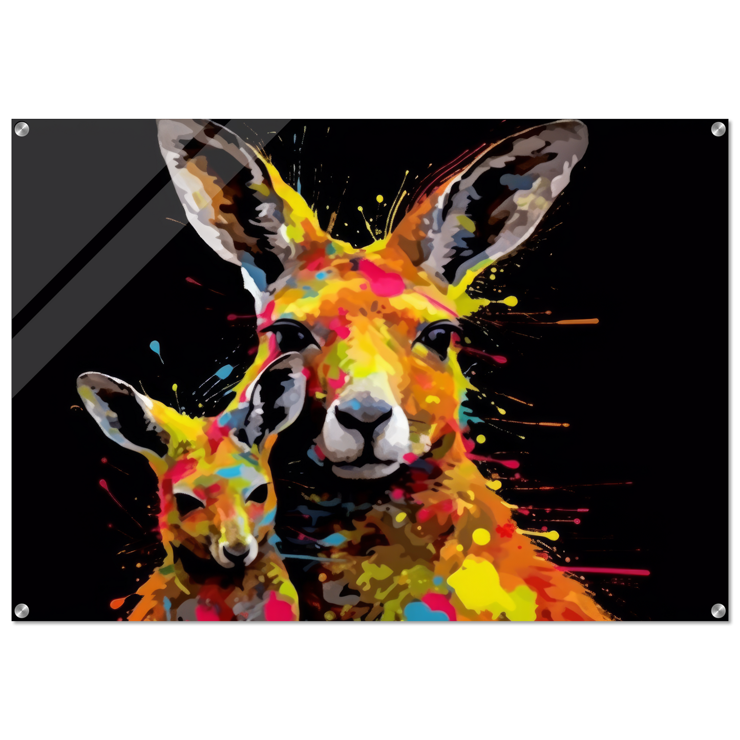 Känguru Pop-Art (WILD98)