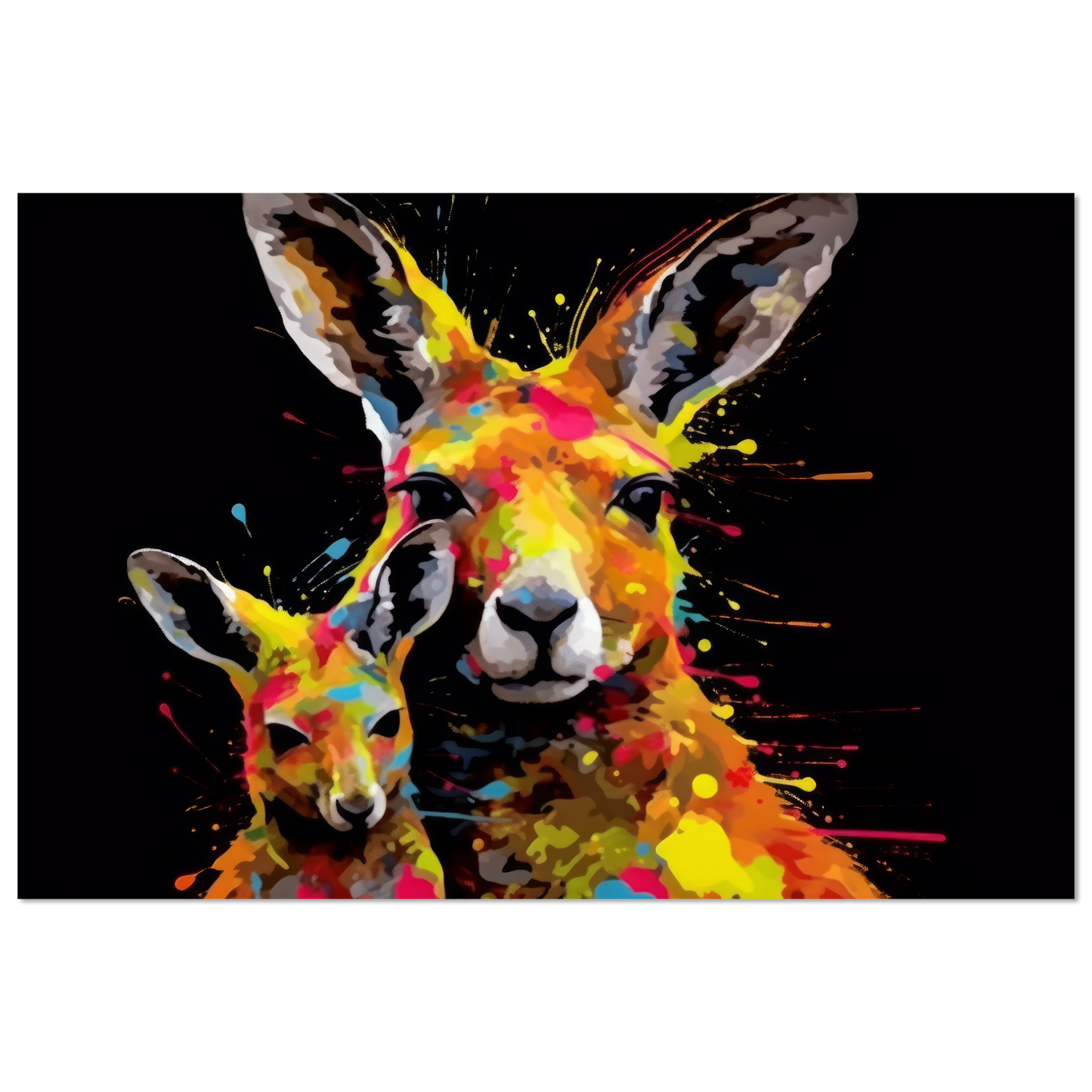 Känguru Pop-Art (WILD98)