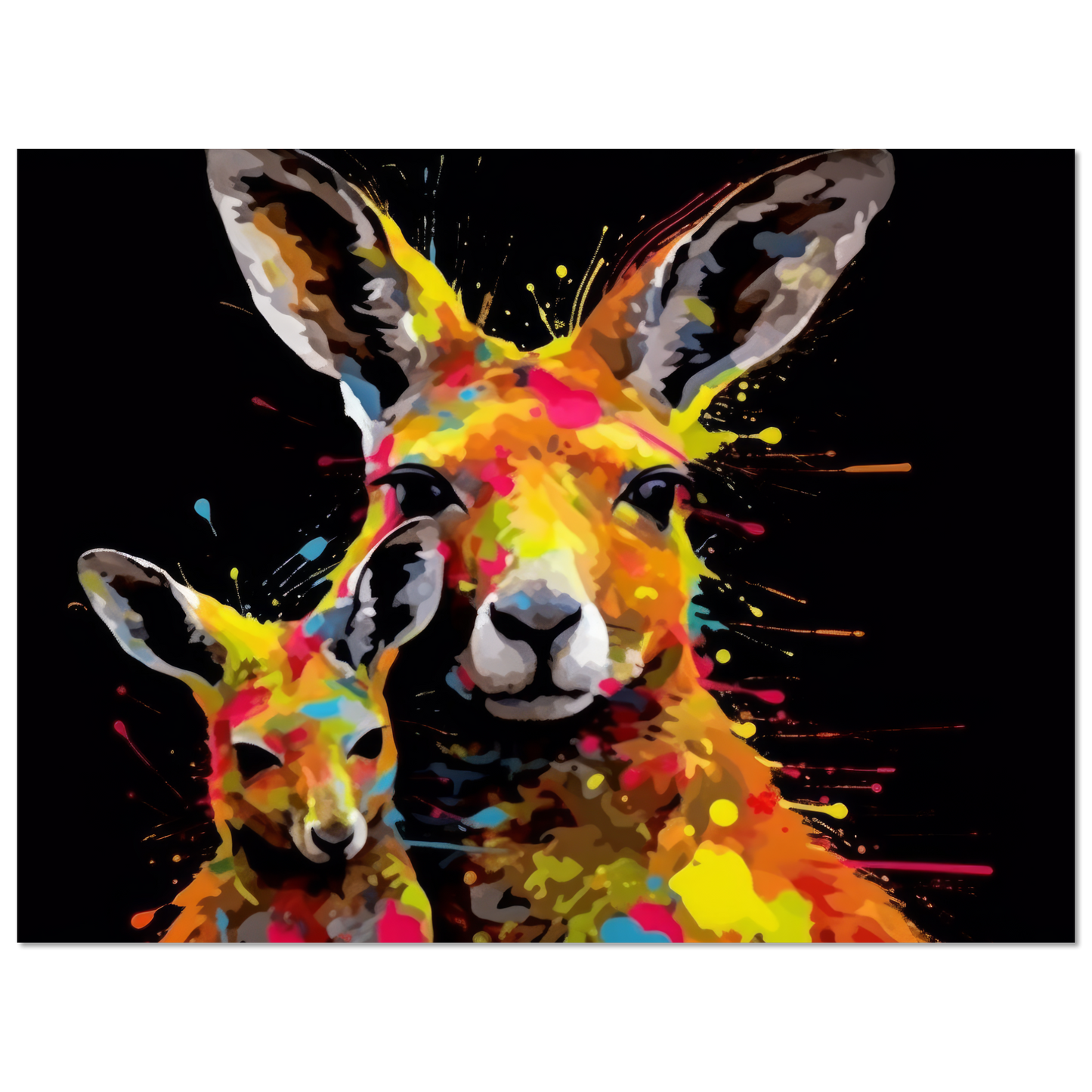 Känguru Pop-Art (WILD98)
