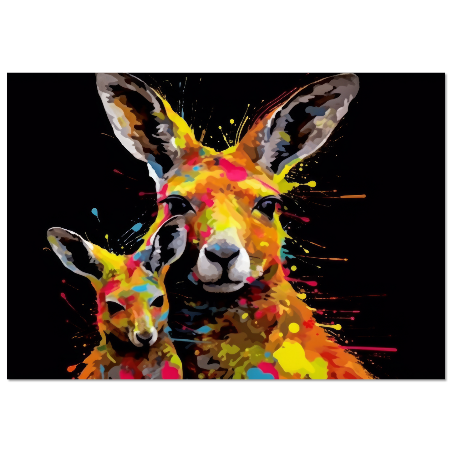 Känguru Pop-Art (WILD98)