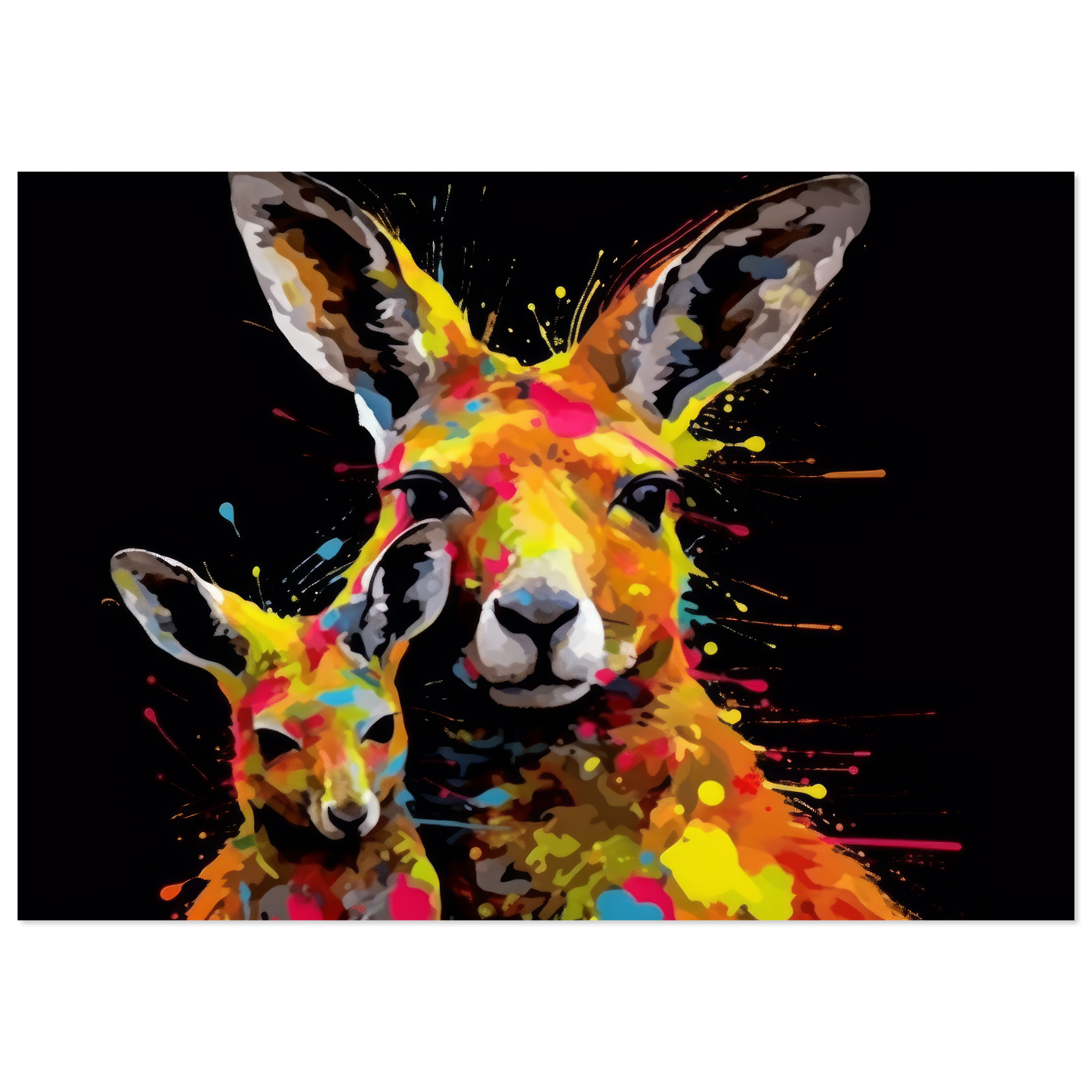 Känguru Pop-Art (WILD98)