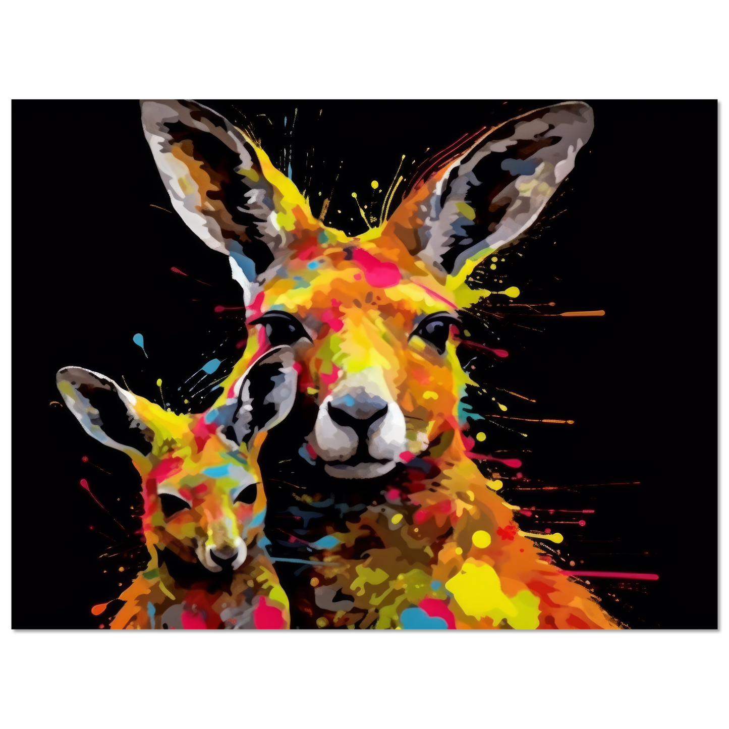 Känguru Pop-Art (WILD98)