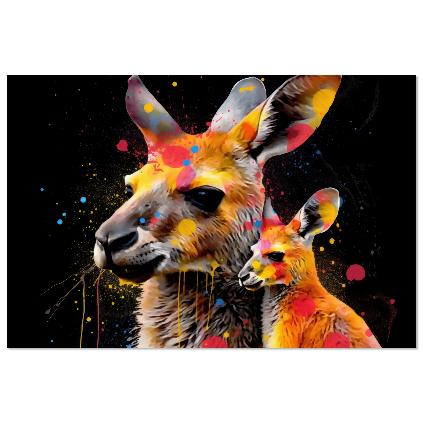 Känguru Pop-Art (WILD99)