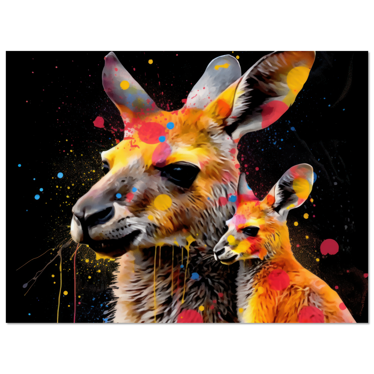 Känguru Pop-Art (WILD99)
