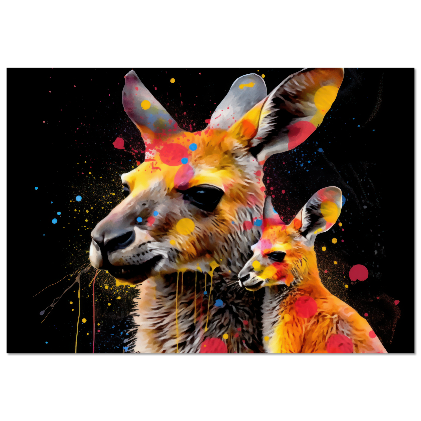 Känguru Pop-Art (WILD99)