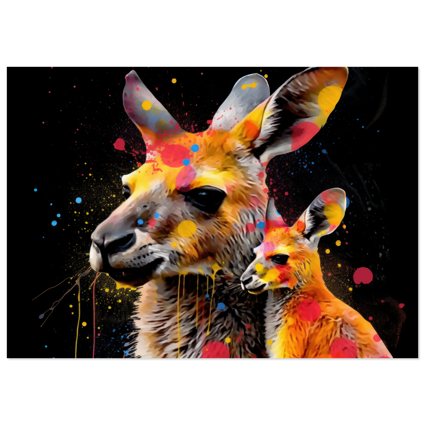 Känguru Pop-Art (WILD99)