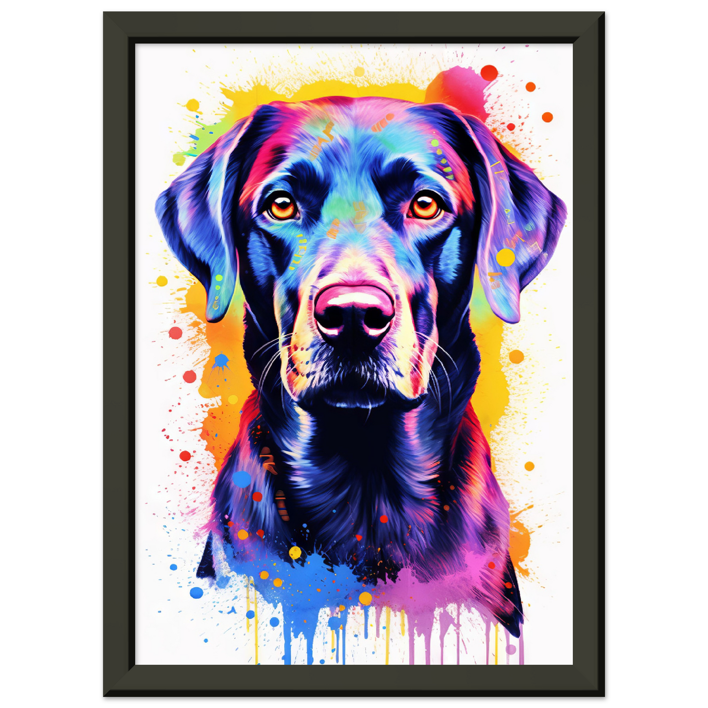 Labrador Hund Pop-Art (DOG06)