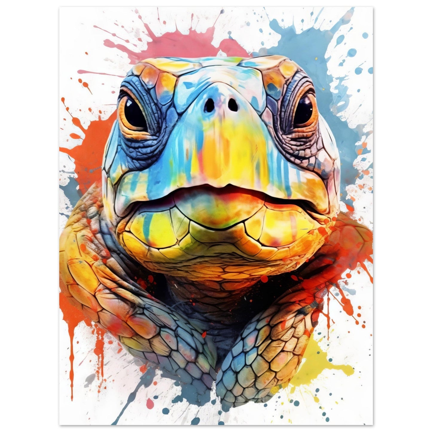Schildkröte Pop-Art (TURTLE07)