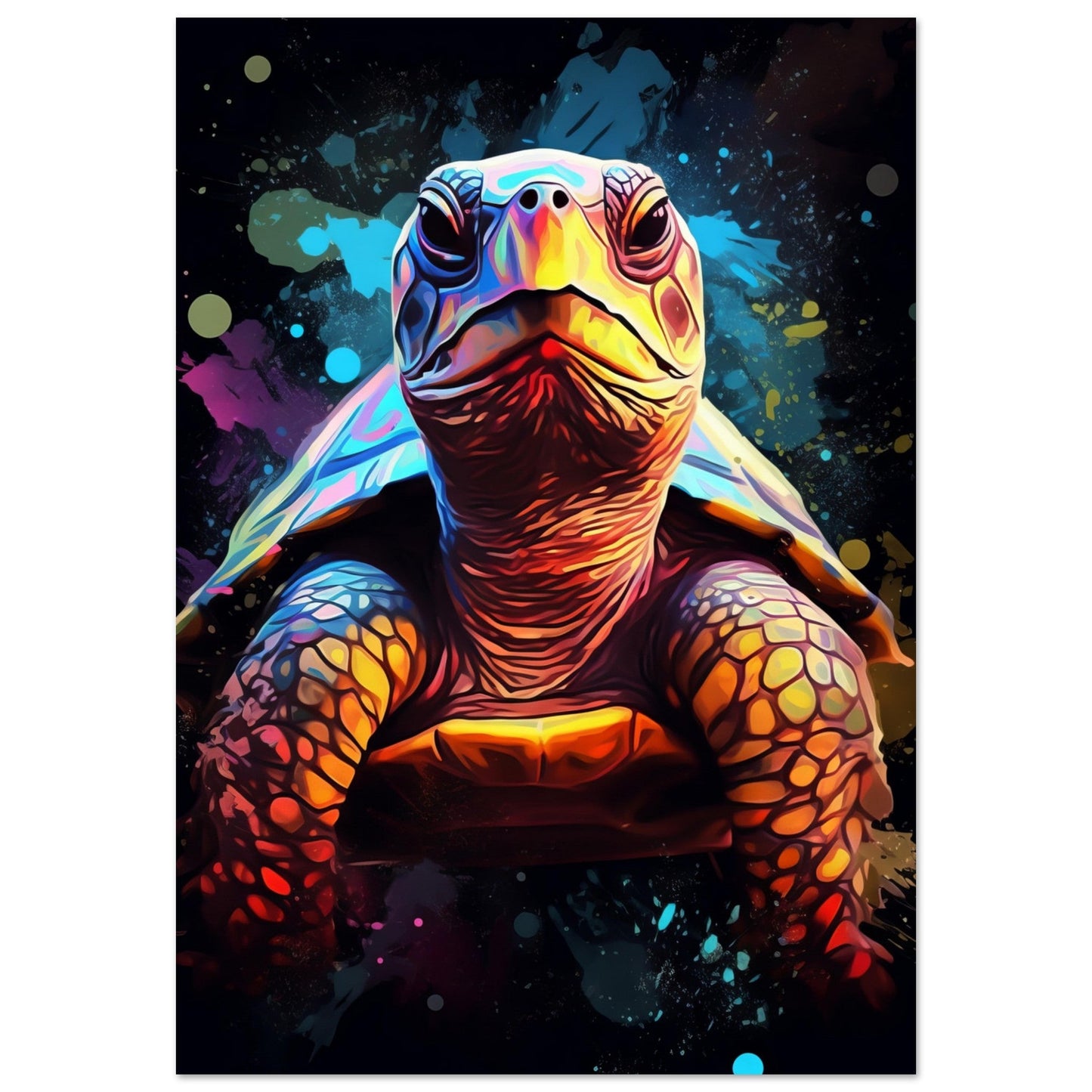 Schildkröte Pop-Art (TURTLE04)