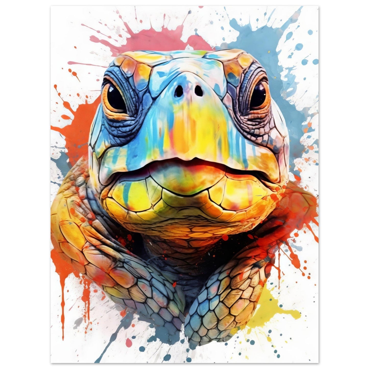 Schildkröte Pop-Art (TURTLE07)