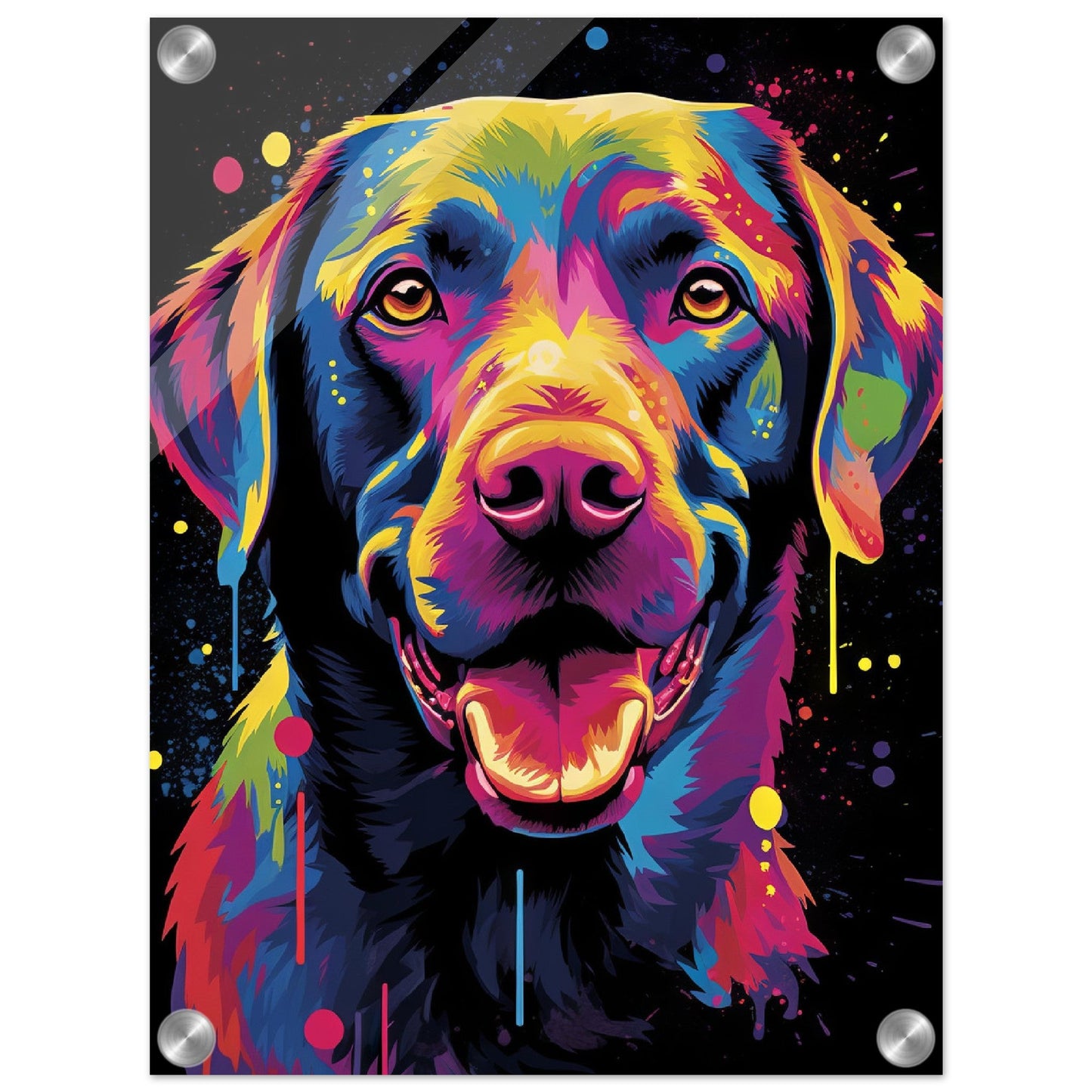 Labrador Hund Pop-Art (DOG04)