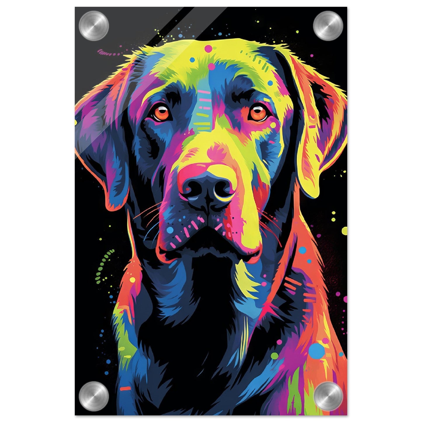 Labrador Hund Pop-Art (DOG03)