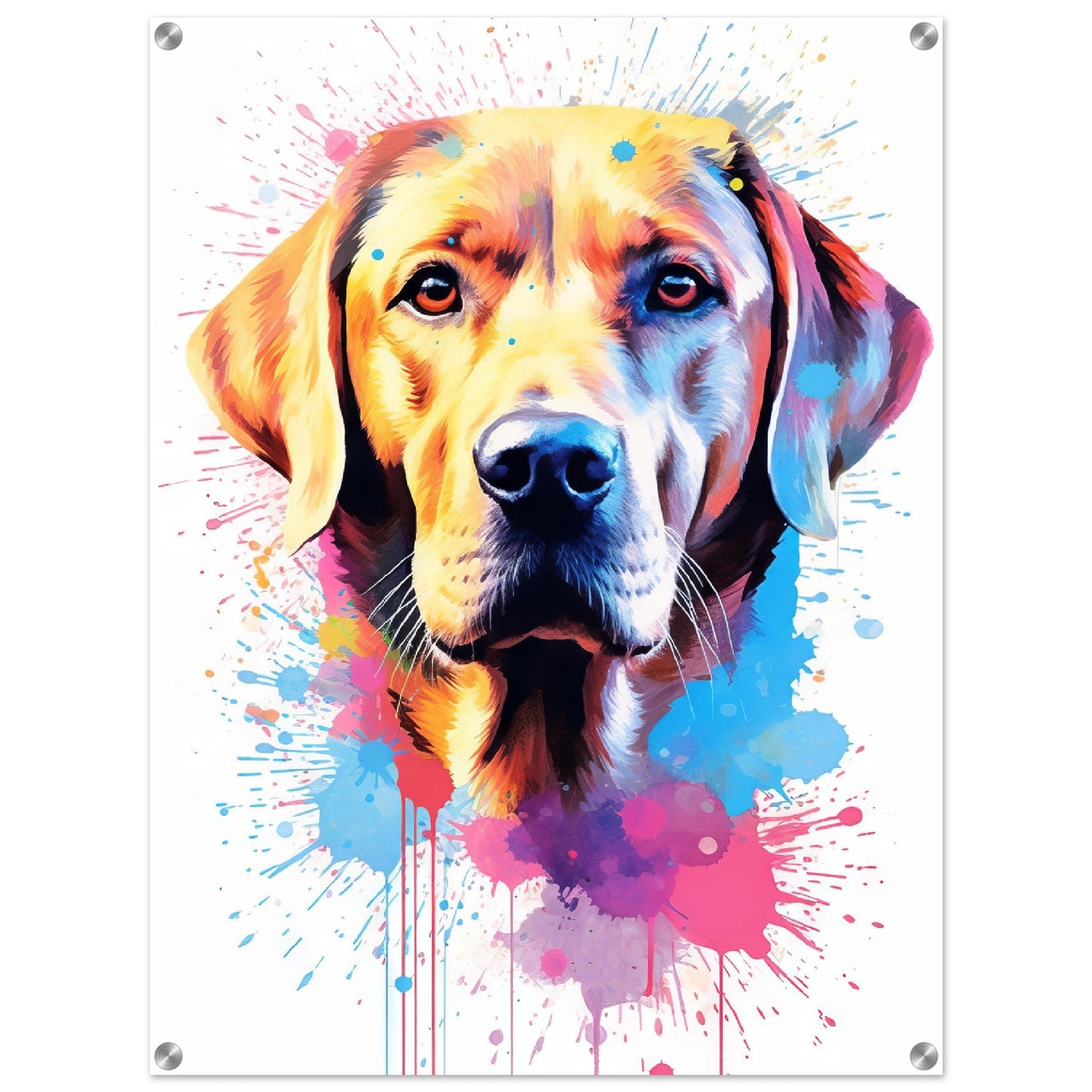 Labrador Hund Pop-Art (DOG05)