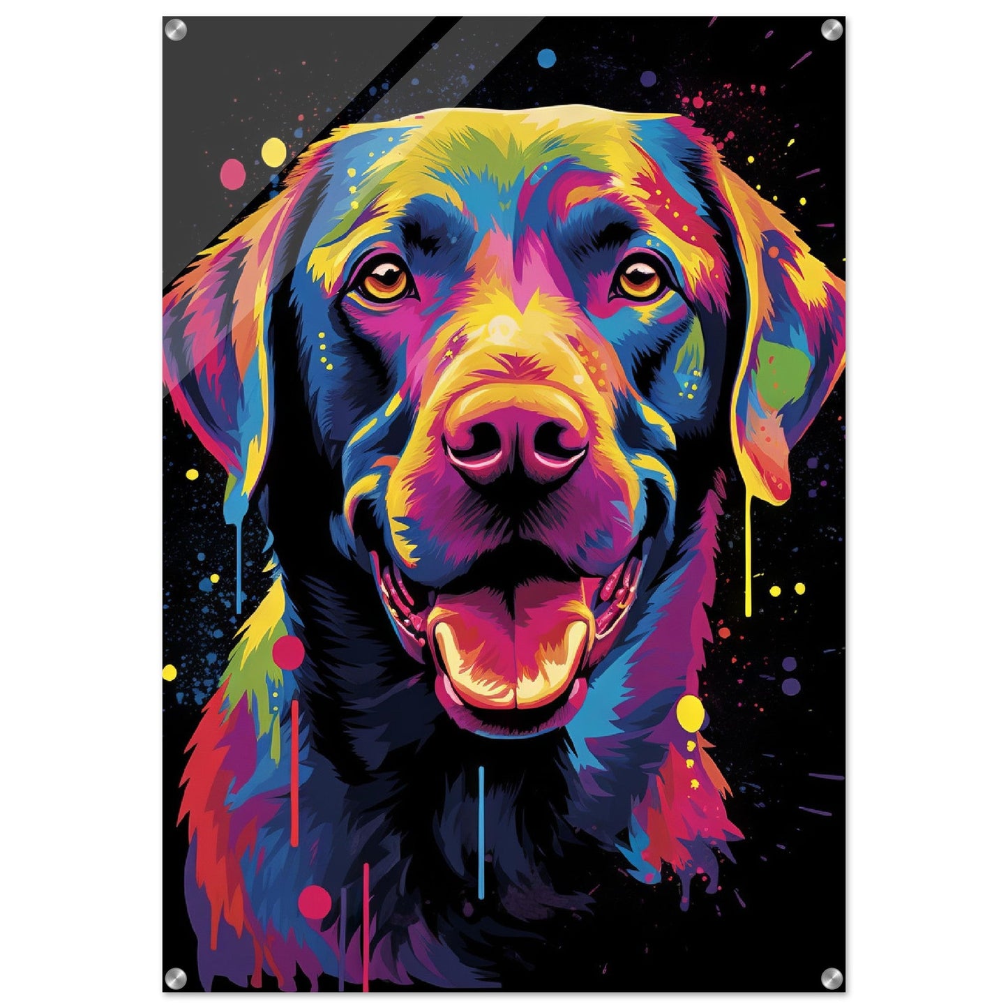 Labrador Hund Pop-Art (DOG04)