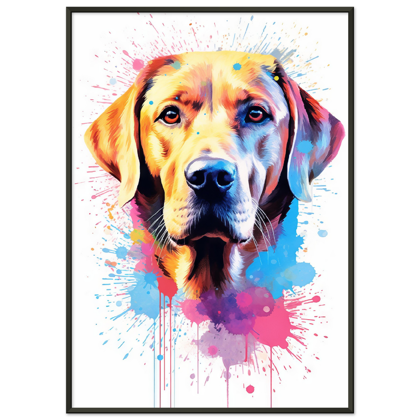 Labrador Hund Pop-Art (DOG05)