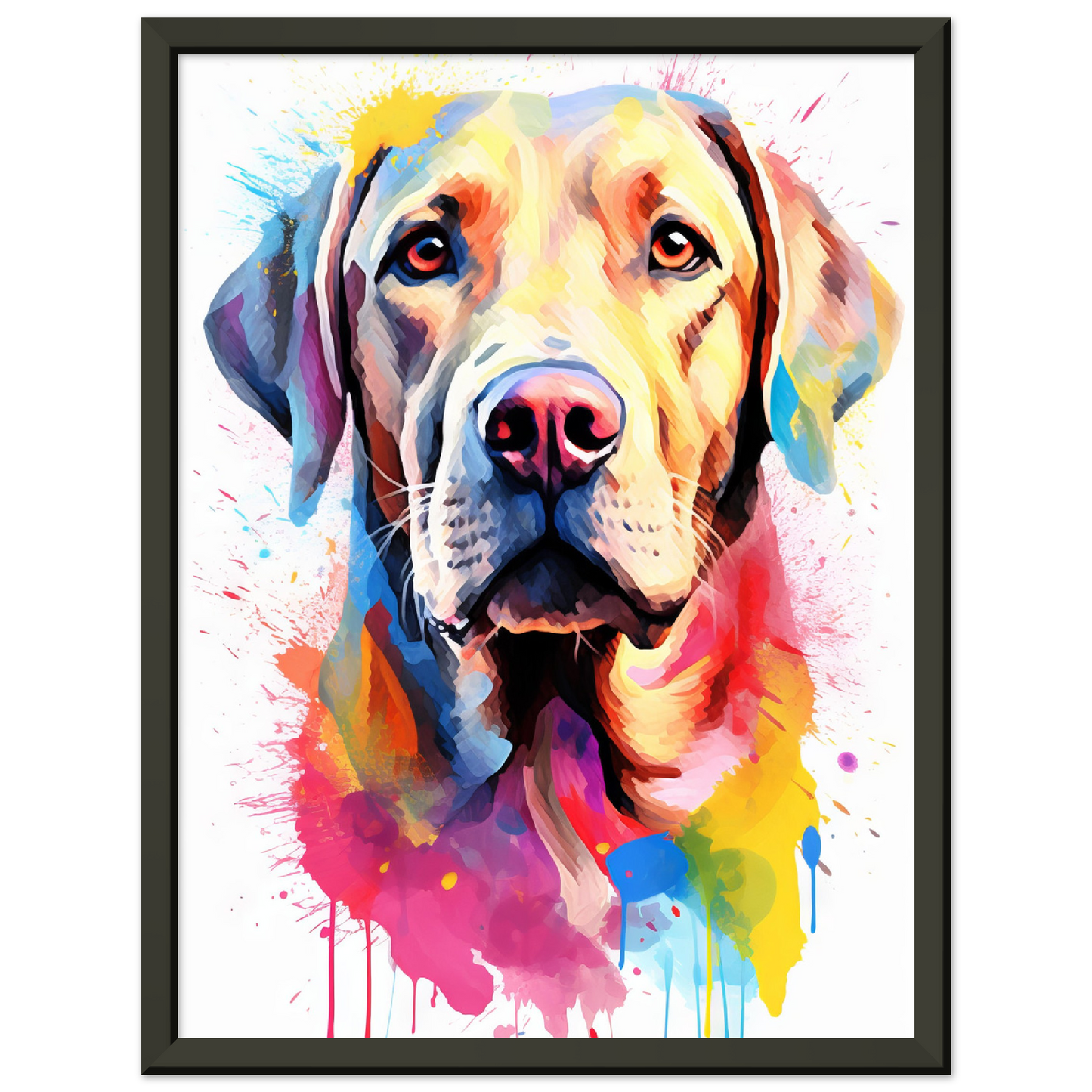 Labrador Hund Pop-Art (DOG08)