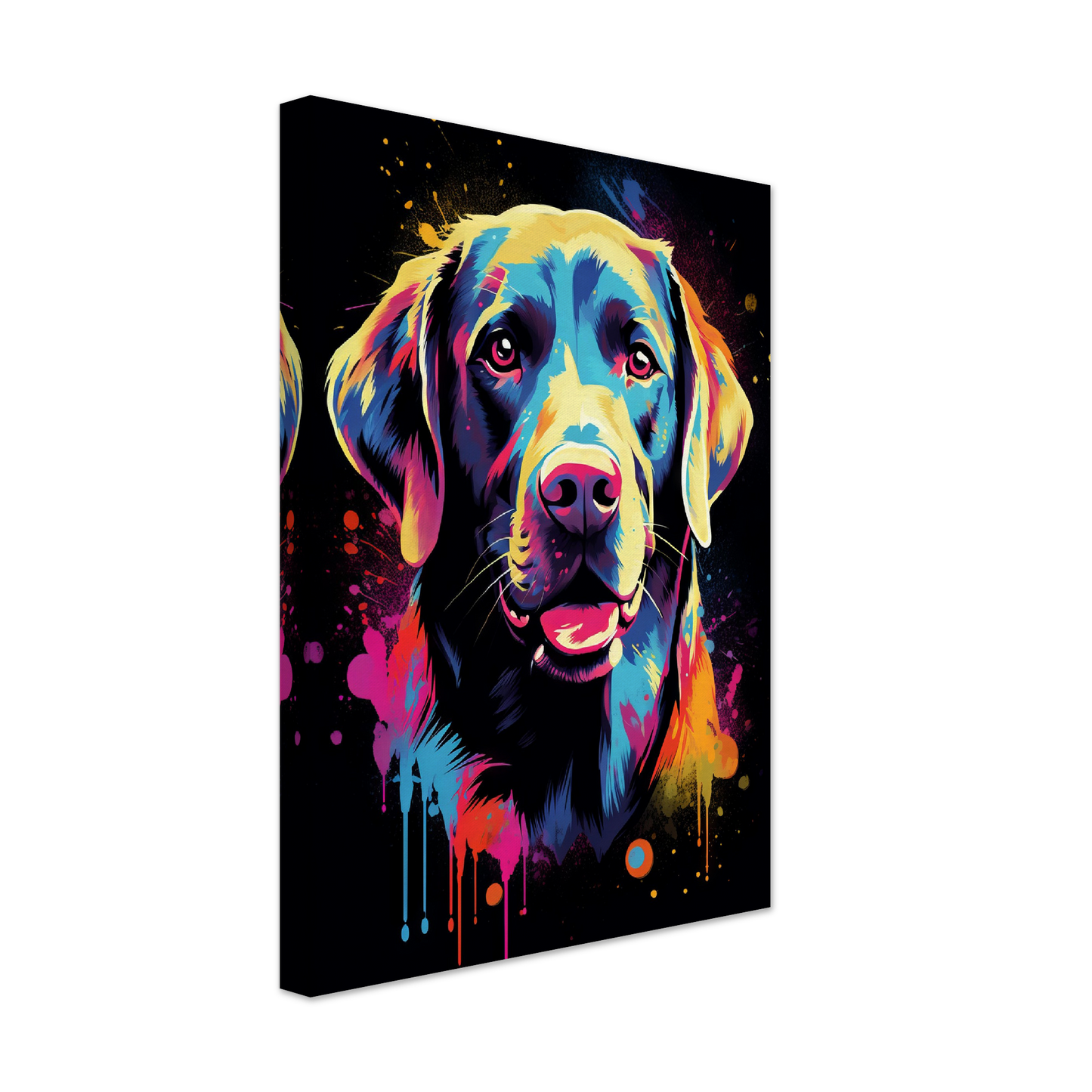 Labrador Hund Pop-Art (DOG01)