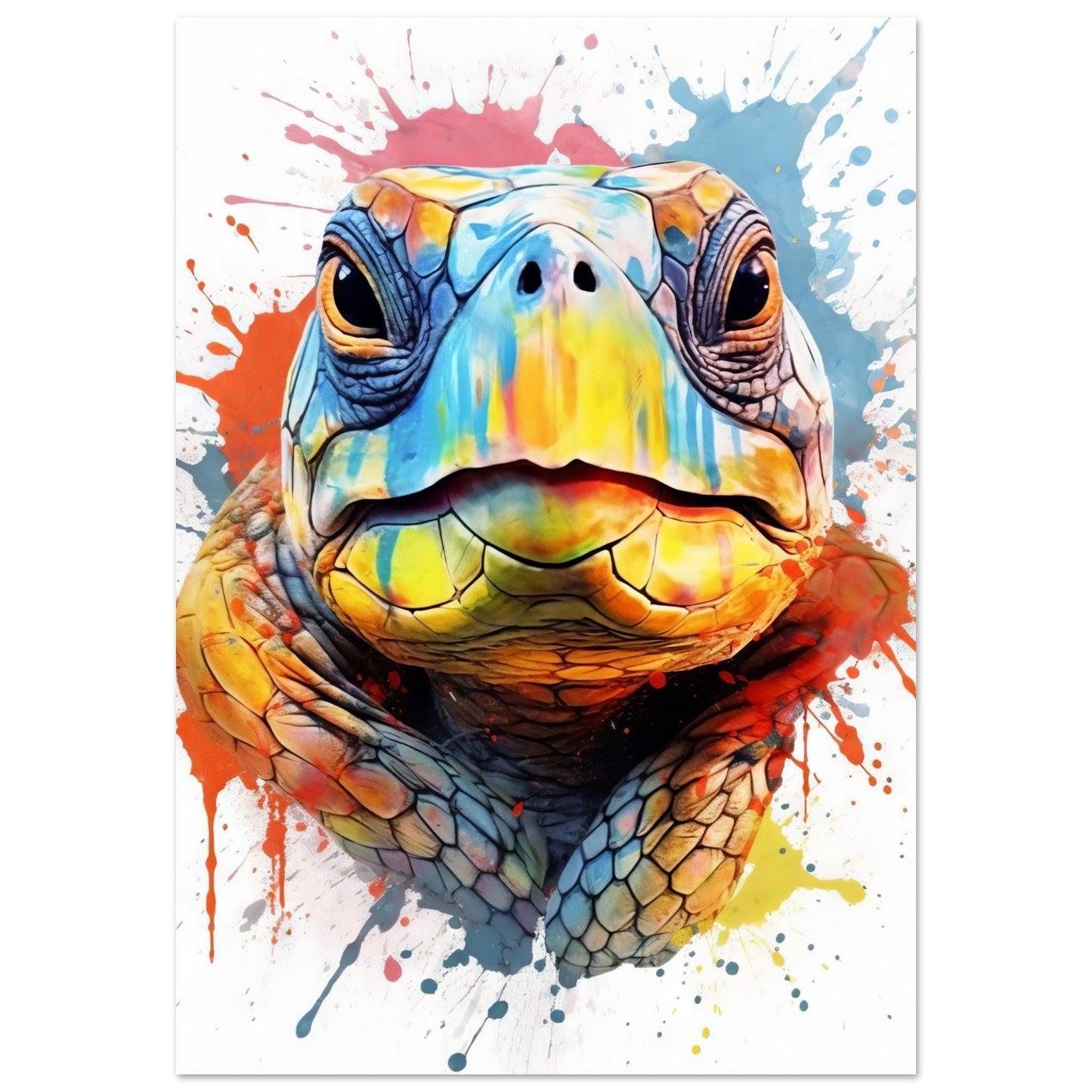 Schildkröte Pop-Art (TURTLE07)