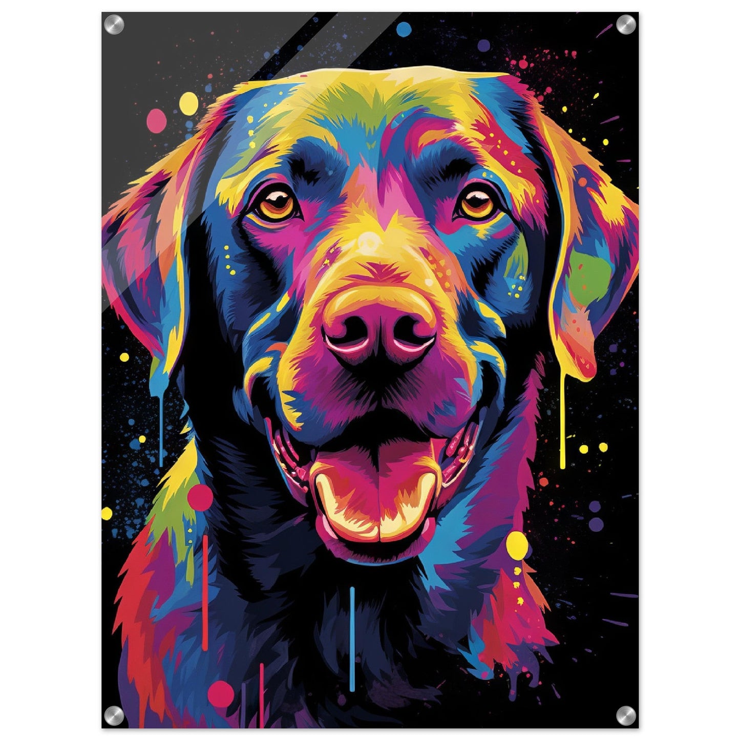Labrador Hund Pop-Art (DOG04)
