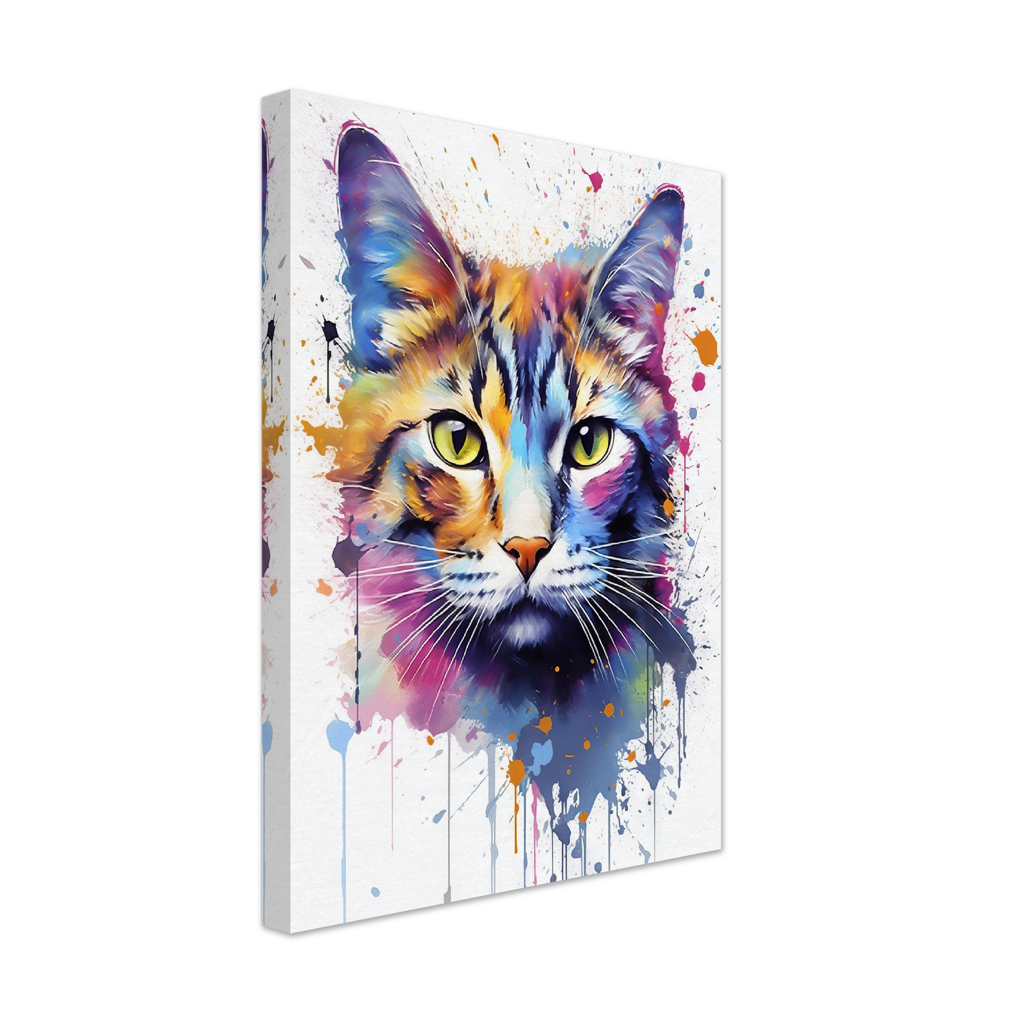 Domestic cat pop art (CAT07)