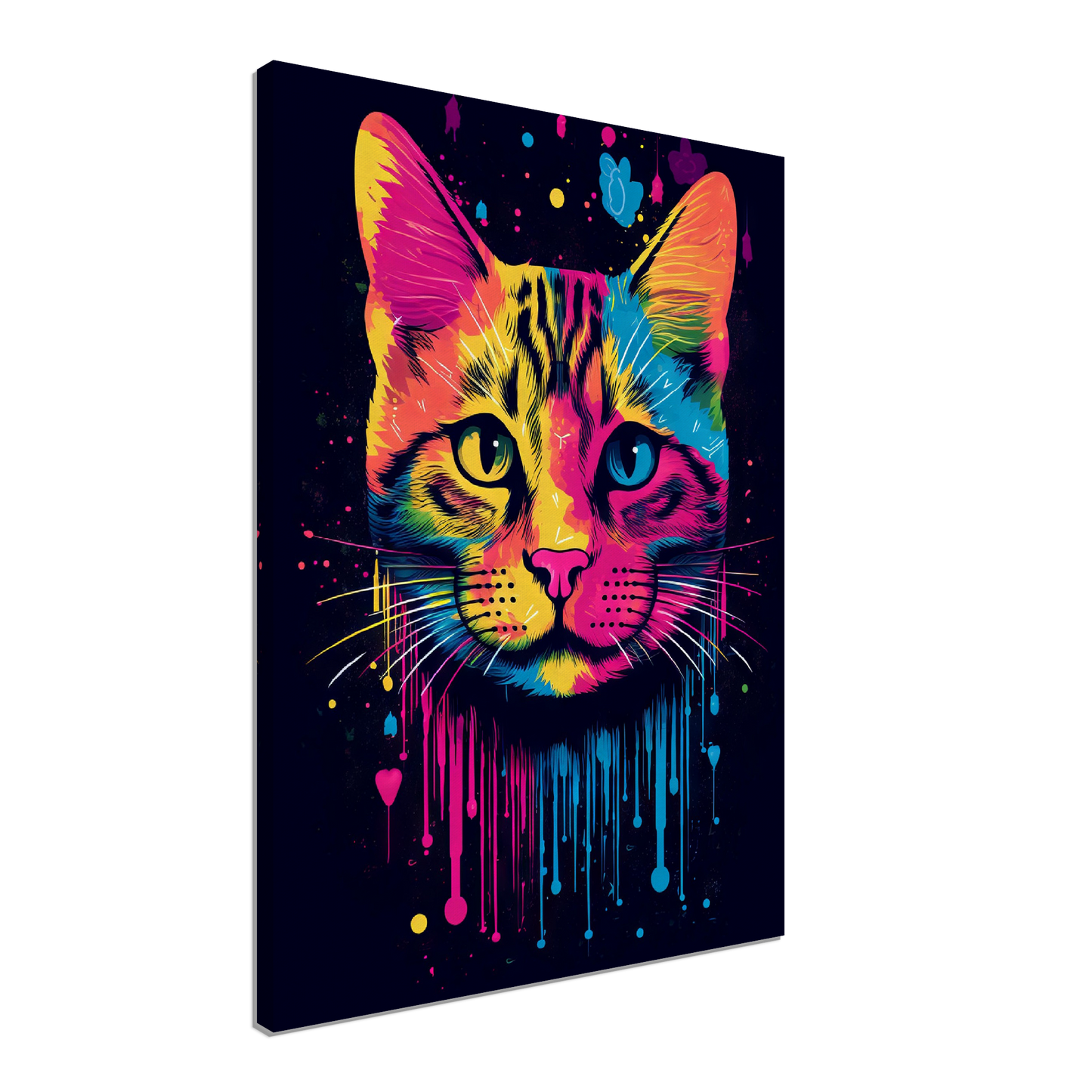 Katze (Hauskatze) Pop-Art (CAT01)
